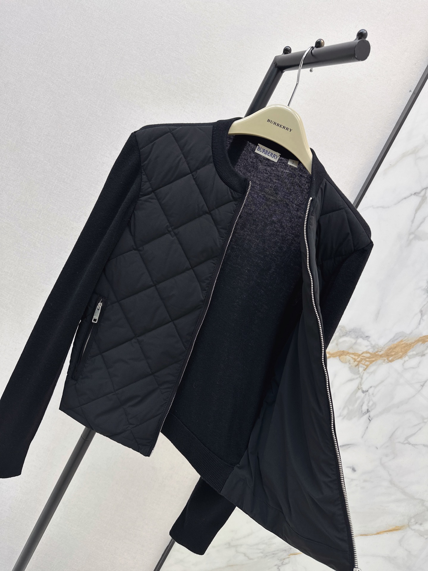 Bur 26fw knit contract down jacket