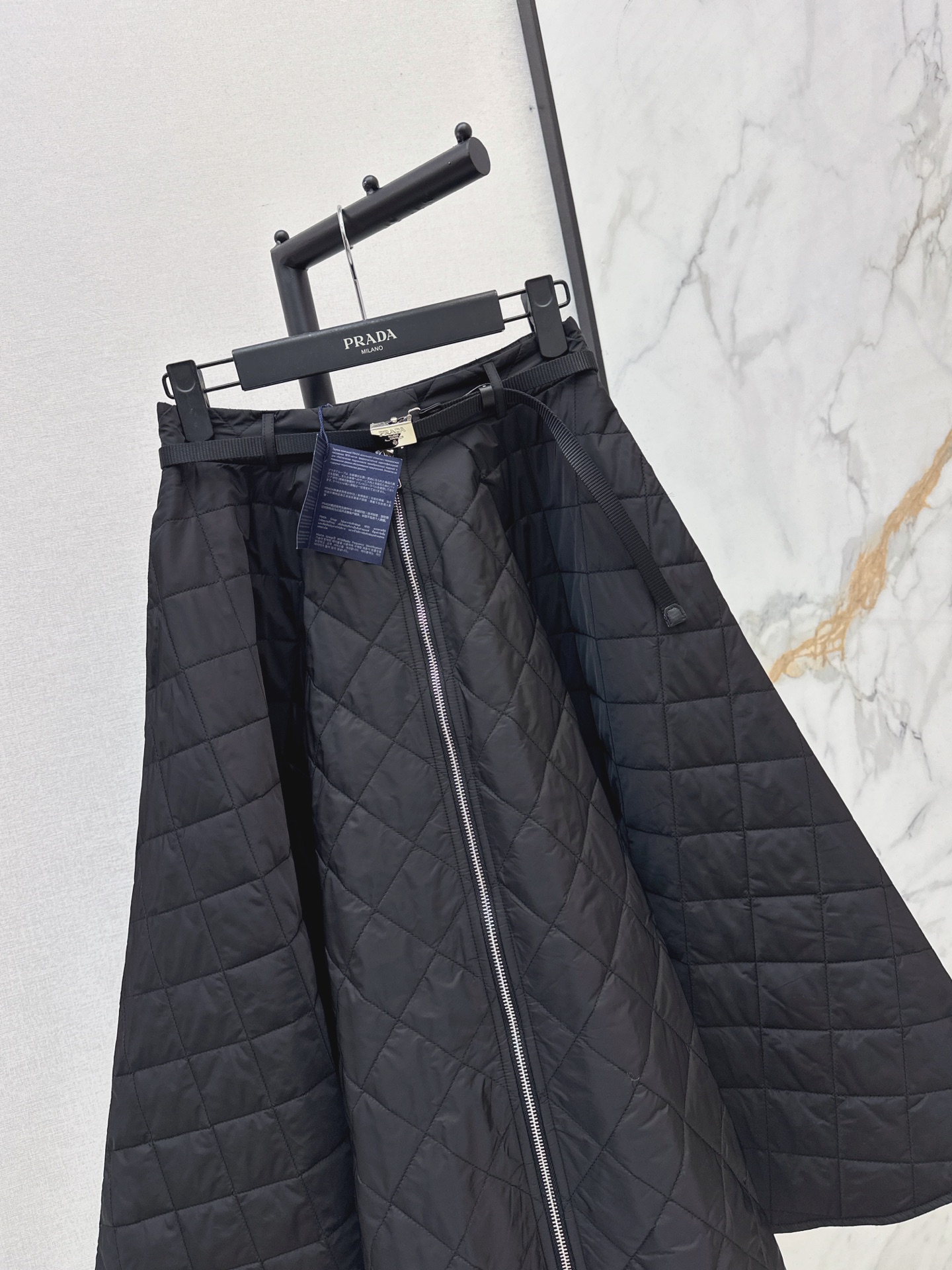 Pra 26fw zipper skirt