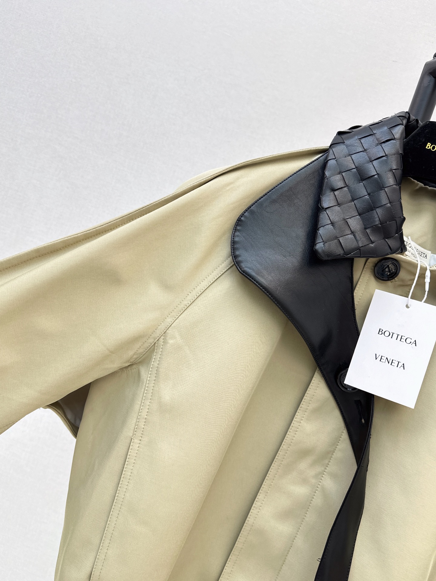 Bott 26fw woven neck cropped jacket