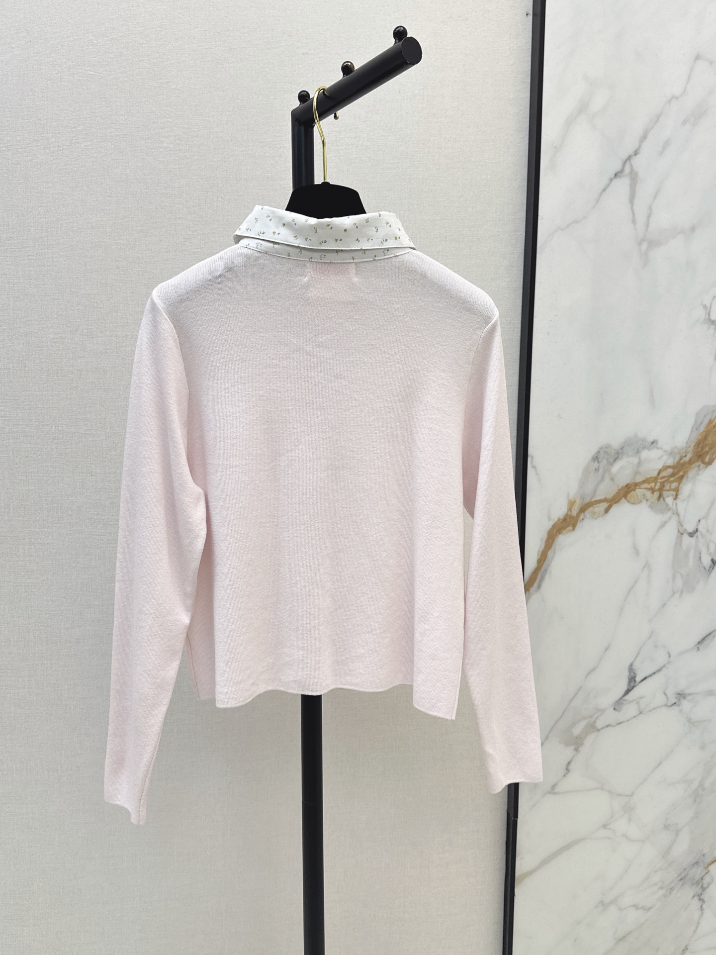 Chan 26fw 2in1 knit cardigan