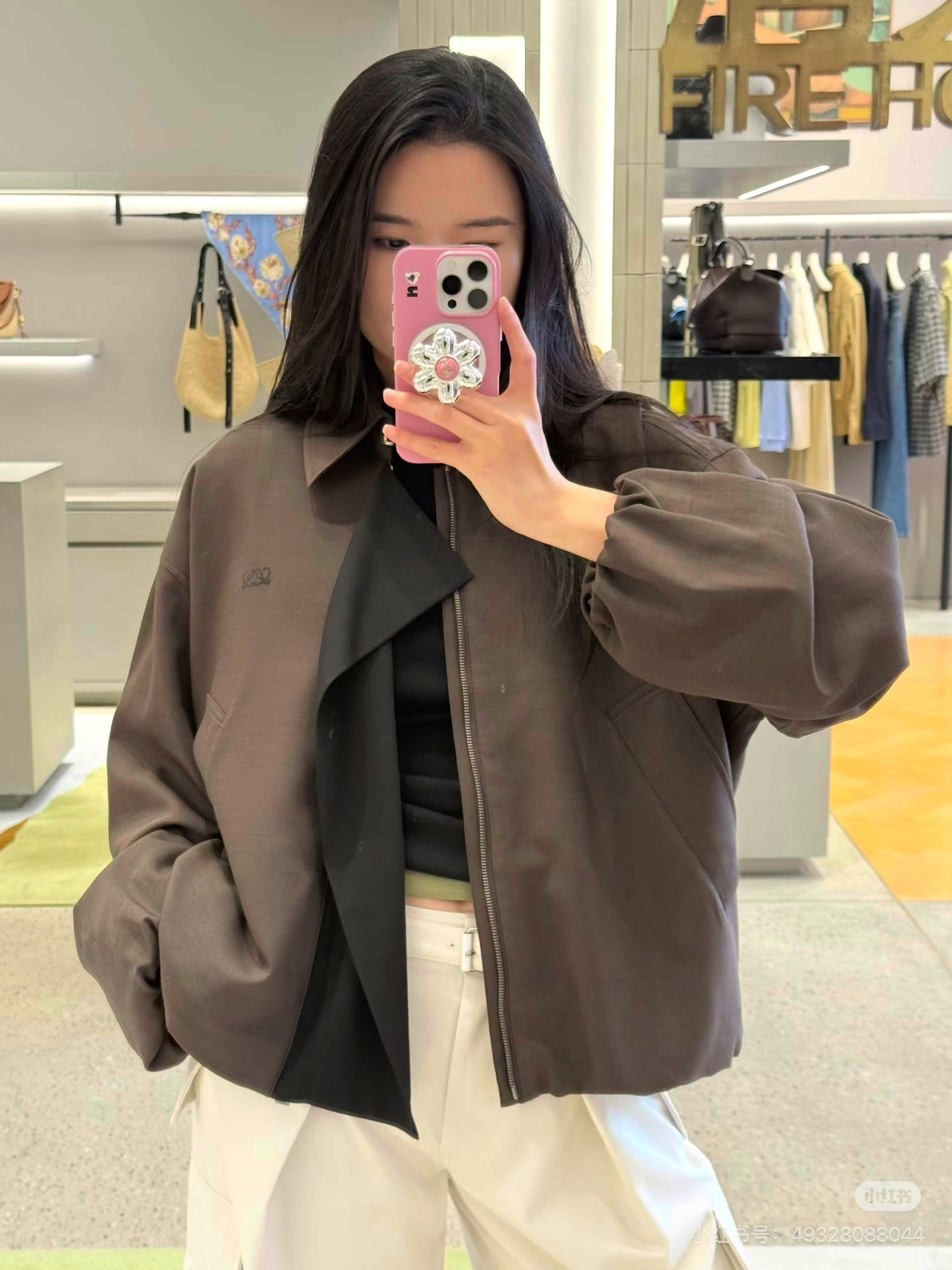 Loe 26fw ribbon jacket