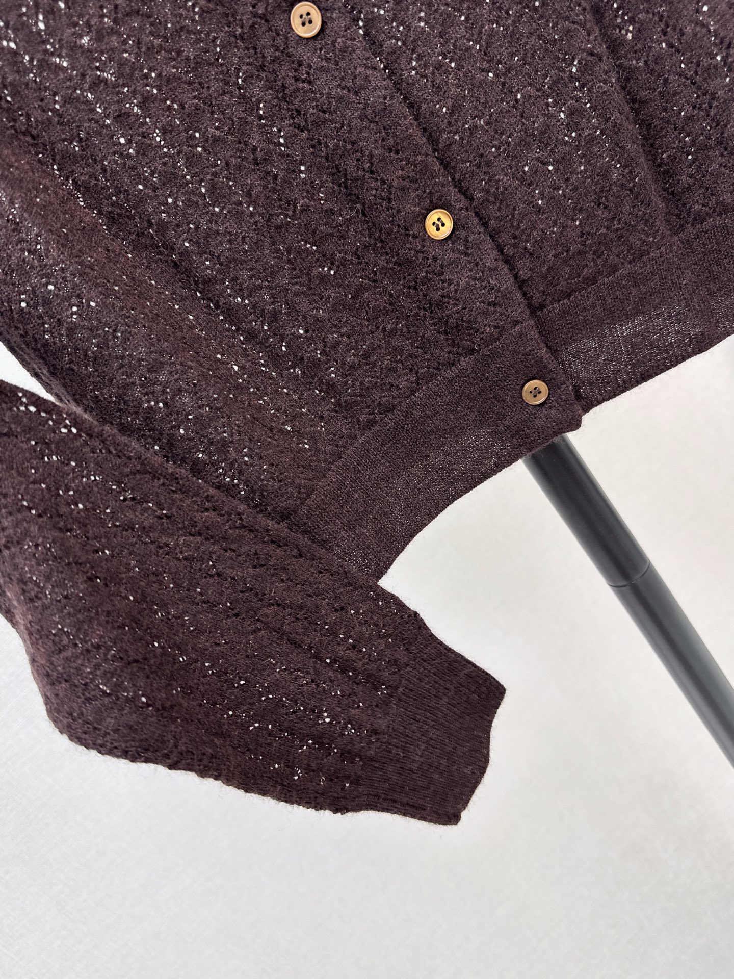 Miu 26fw hollow knit cardigan