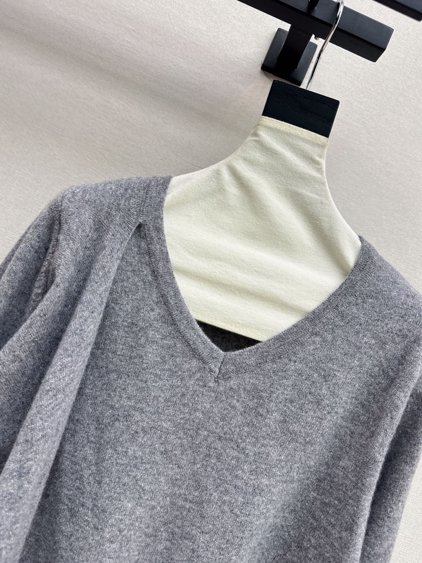 Row 26fw draped scarf-neck knit sweater