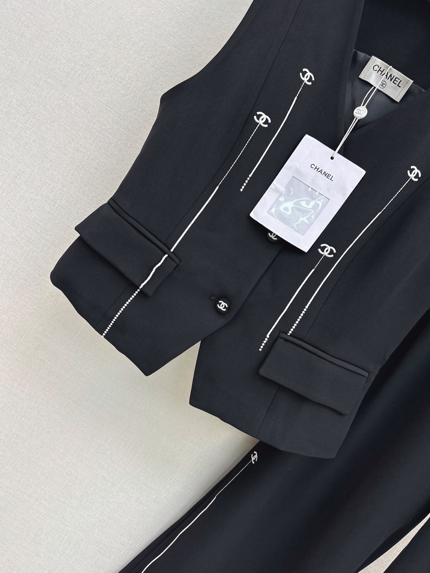 Chan 26fw vest pants sets