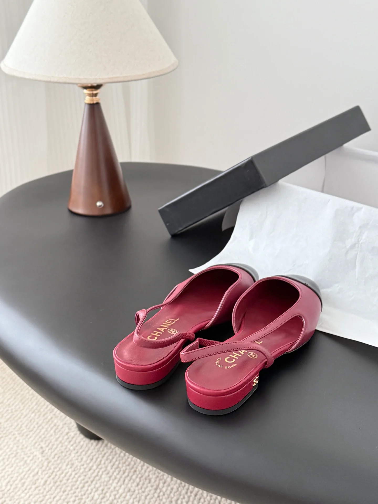 Chan 25fw slingback sandals