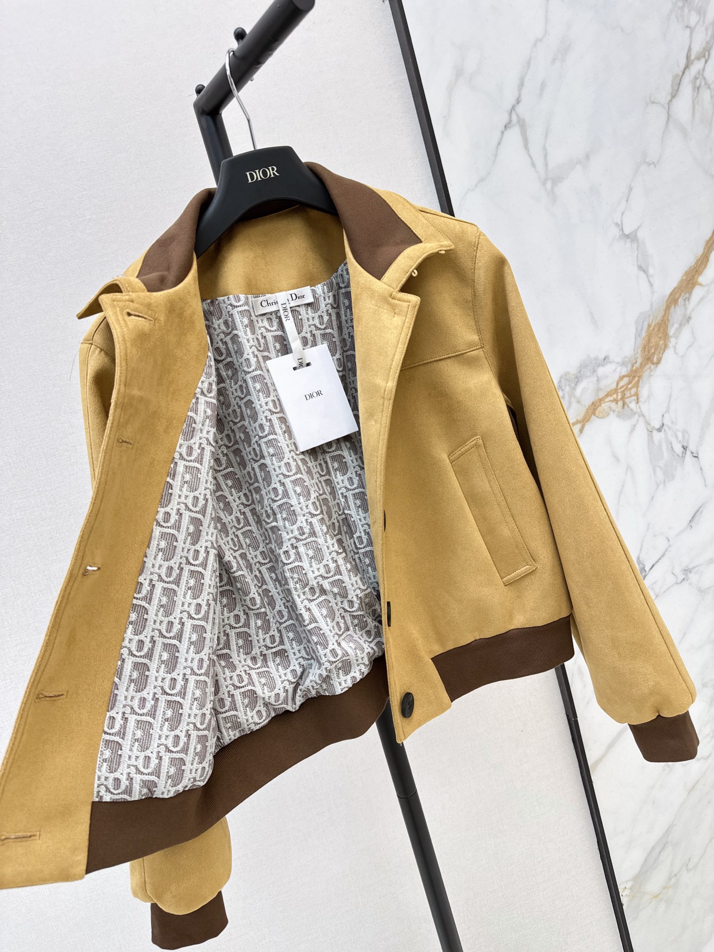 CD 26fw suede fleece zipper jacket