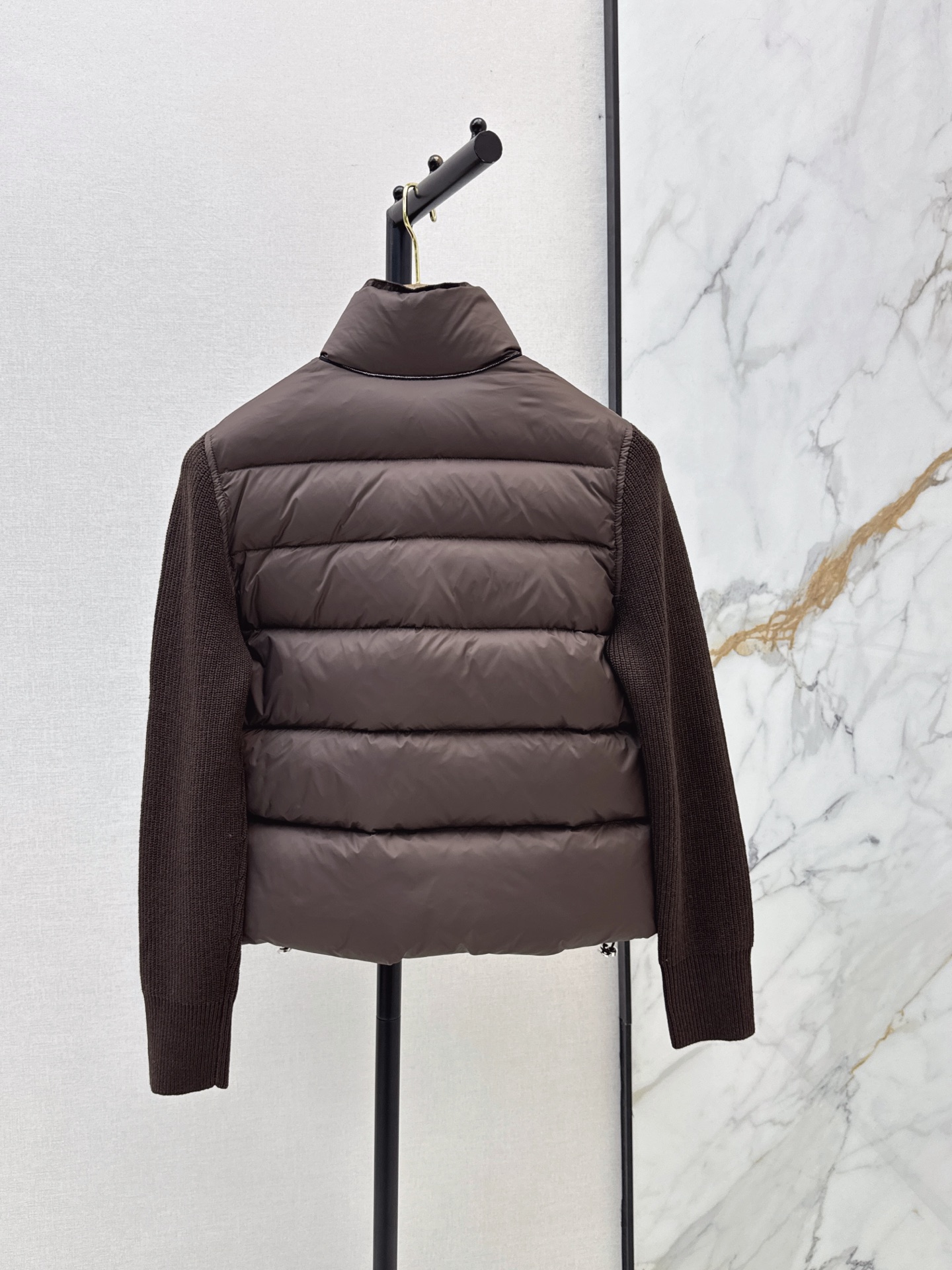 Brun 26fw cropped down jacket