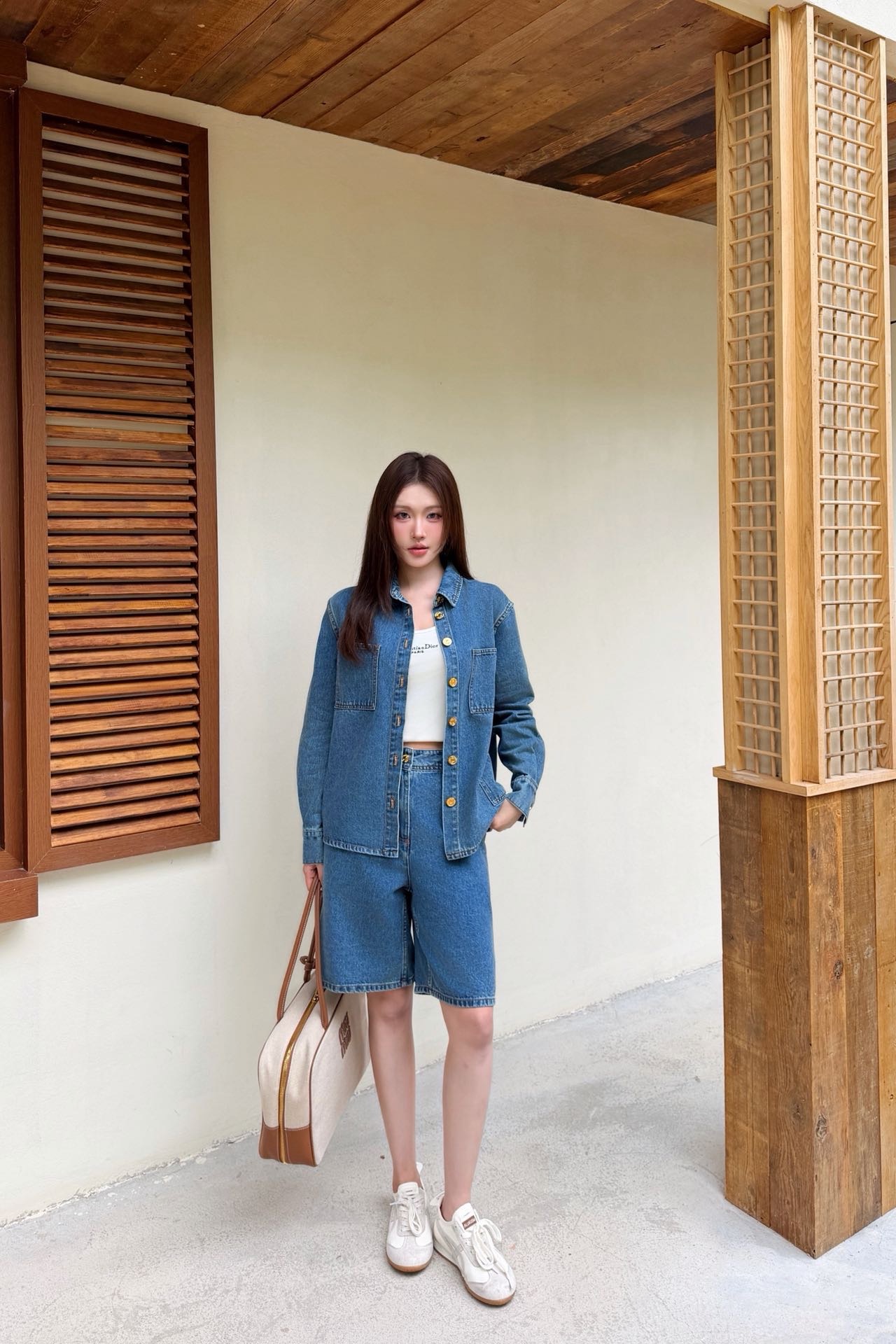 Chan 26fw denim shirt