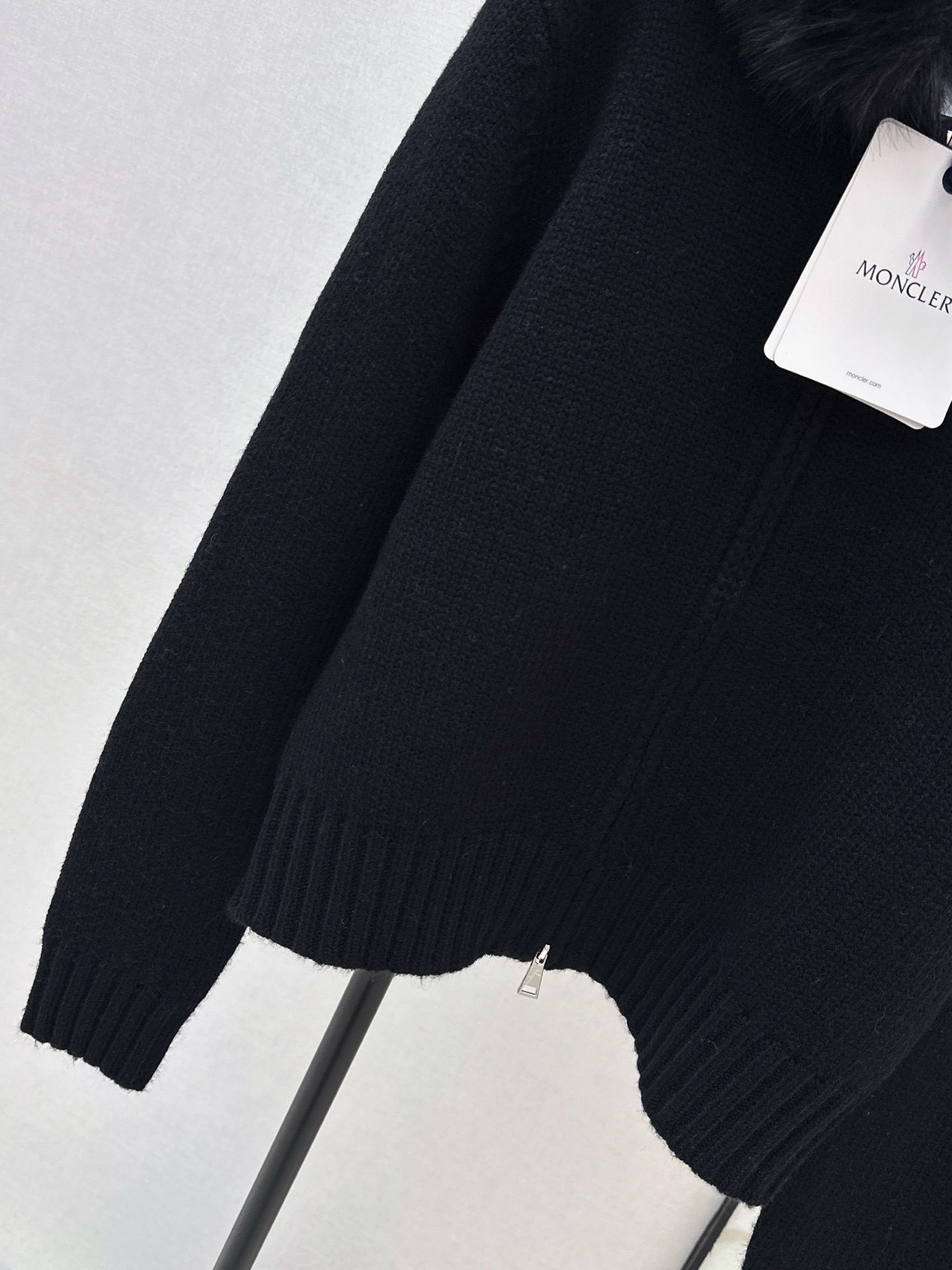 Monc 26fw hooded knit jacket