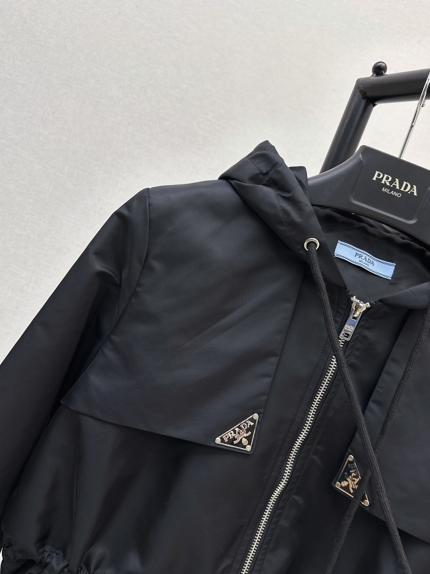 Pra 26fw drawstring hooded jacket