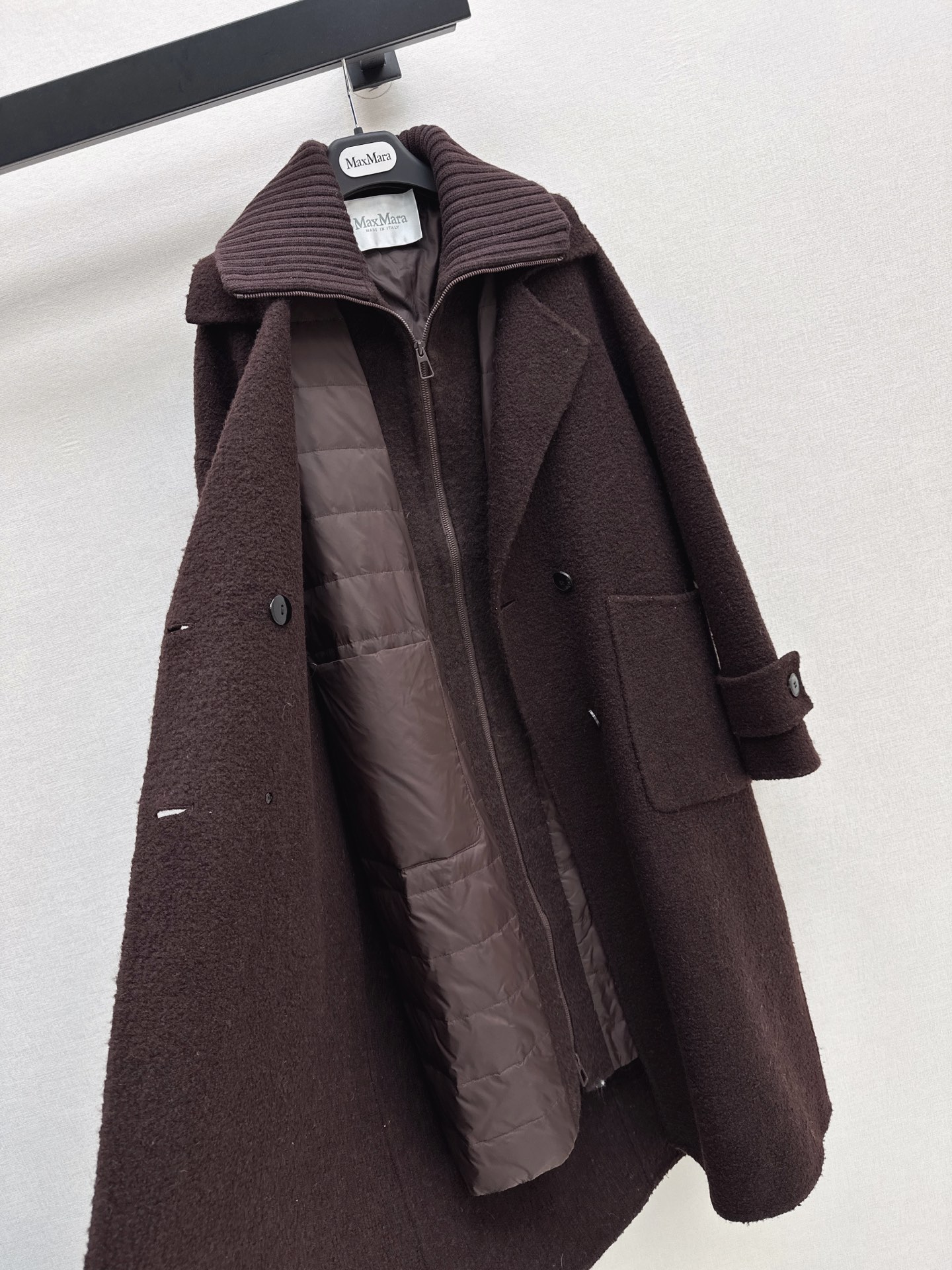 Max 26fw down vest double breasted overcoats set