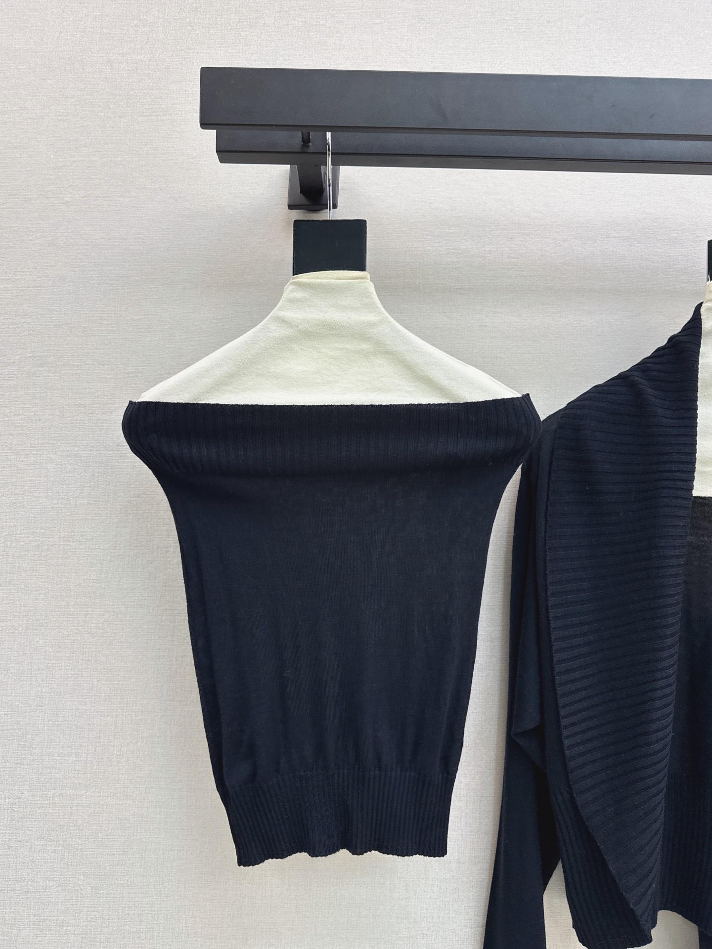 Row 26fw wool cardigan tube top pants sets