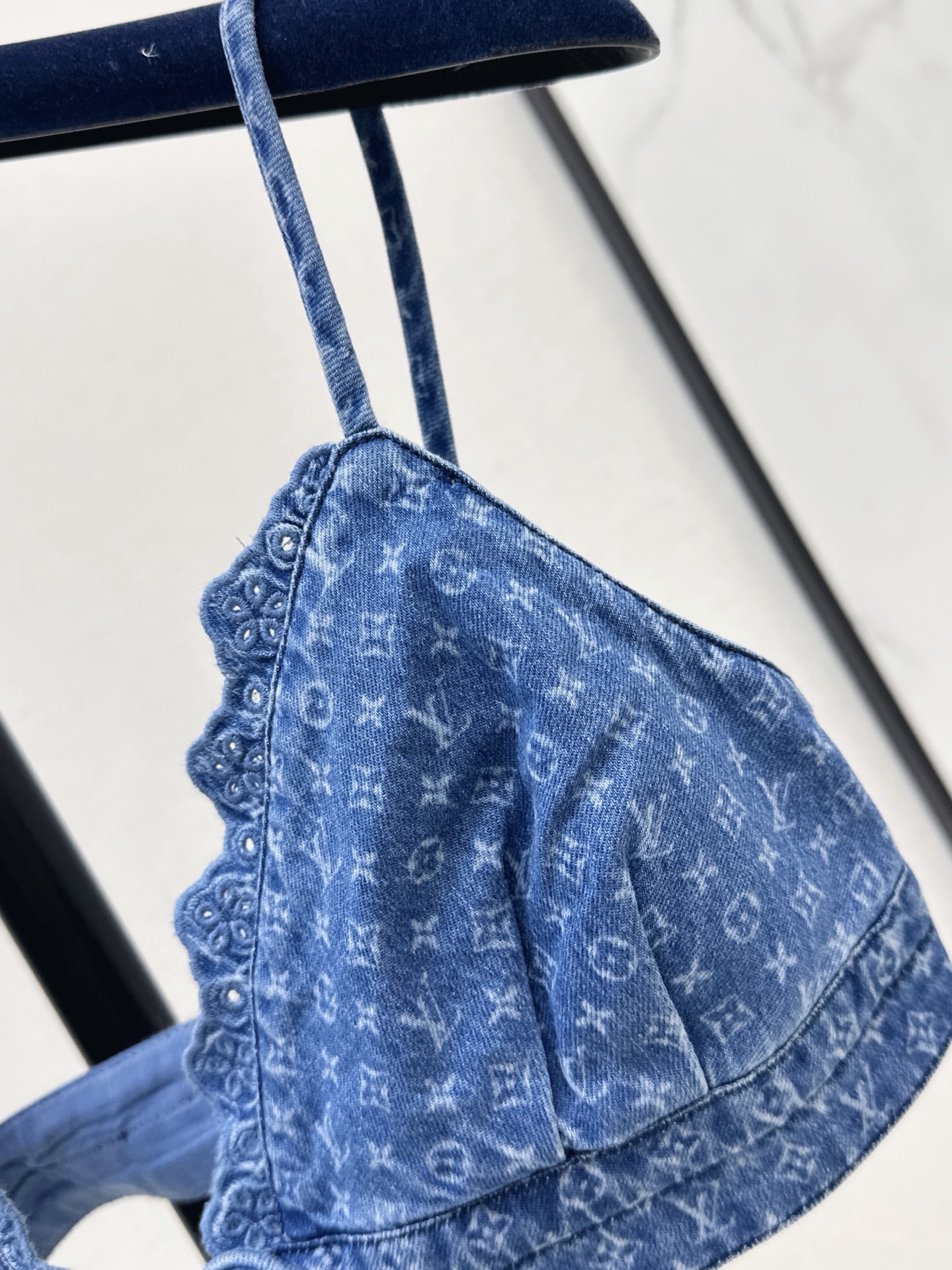 Loui 26ss denim bralette top