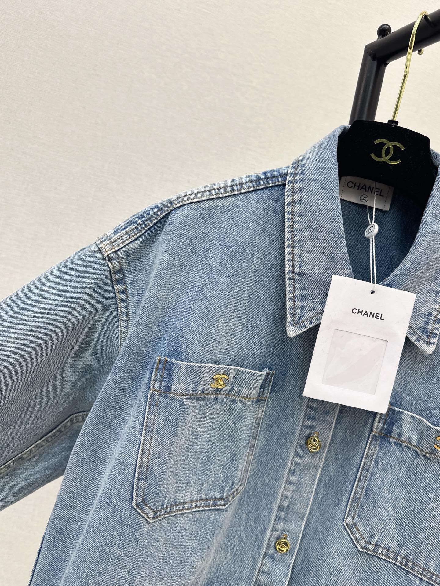 Chan 26fw denim shirt jacket