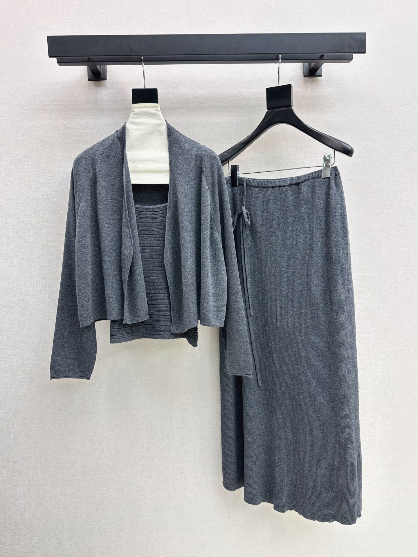 Ralp 26fw knit vest cardigan skirt sets
