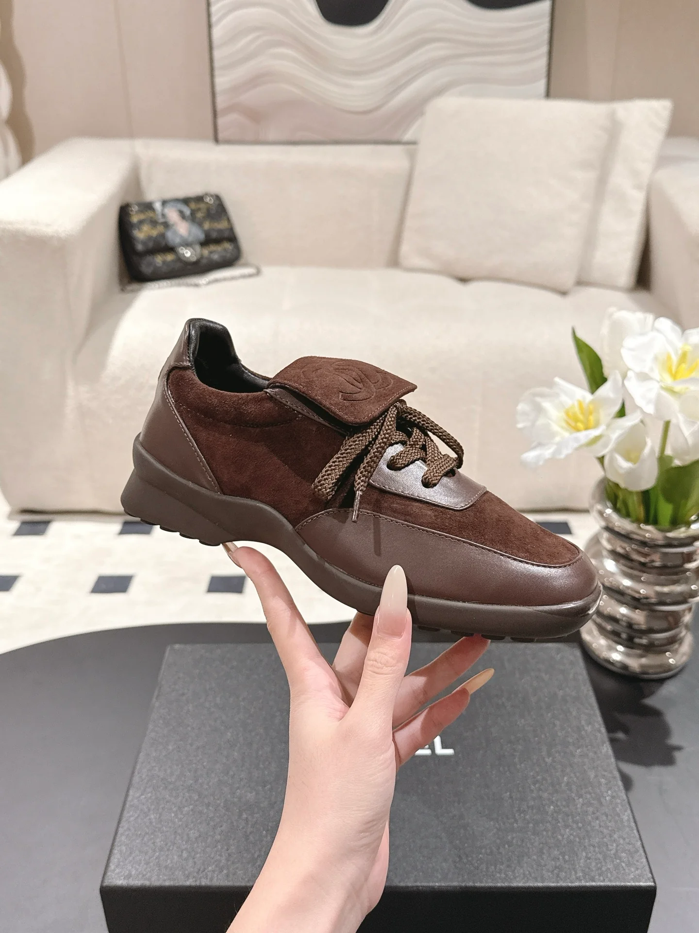 Chan 25fw British style causal shoes