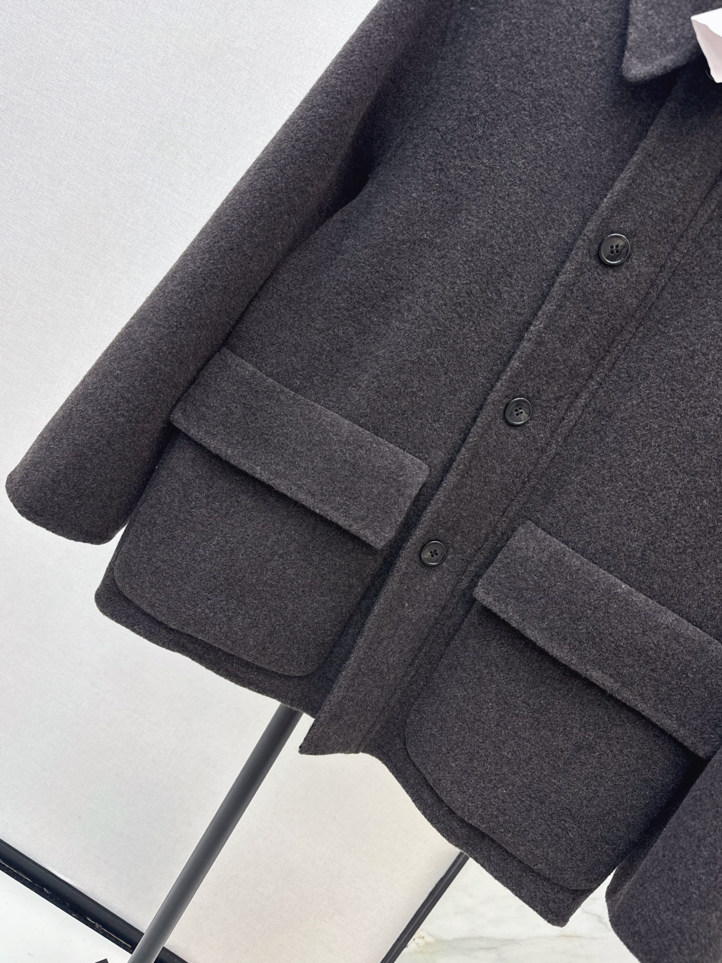Brun 26fw woolen collared jacket
