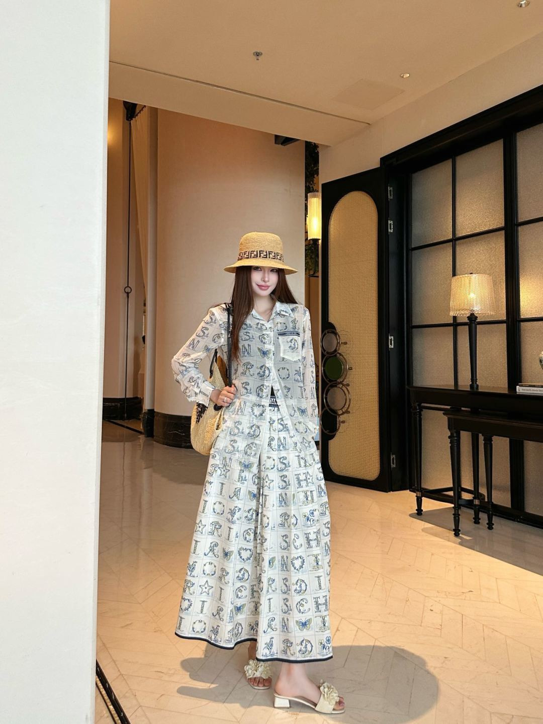 CD 26ss print skirt