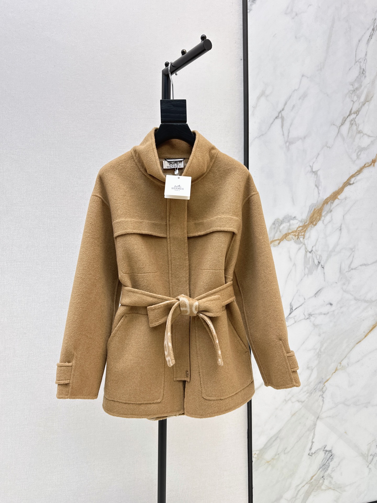 Her 26fw belted overcoats