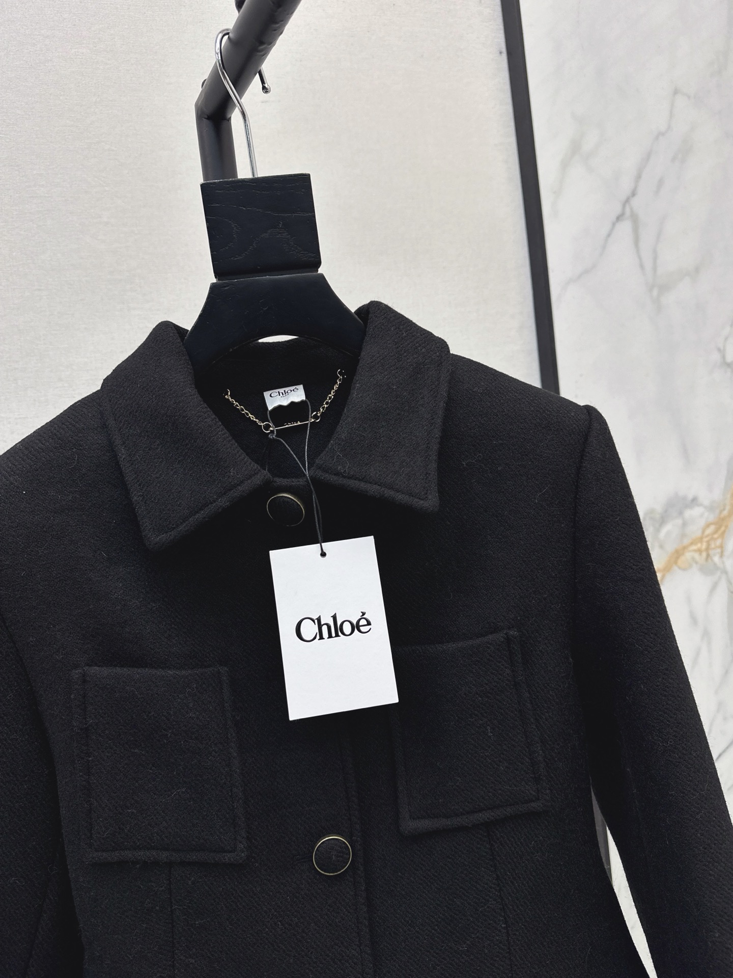 Chol 26fw wasit-clining cropped jacket
