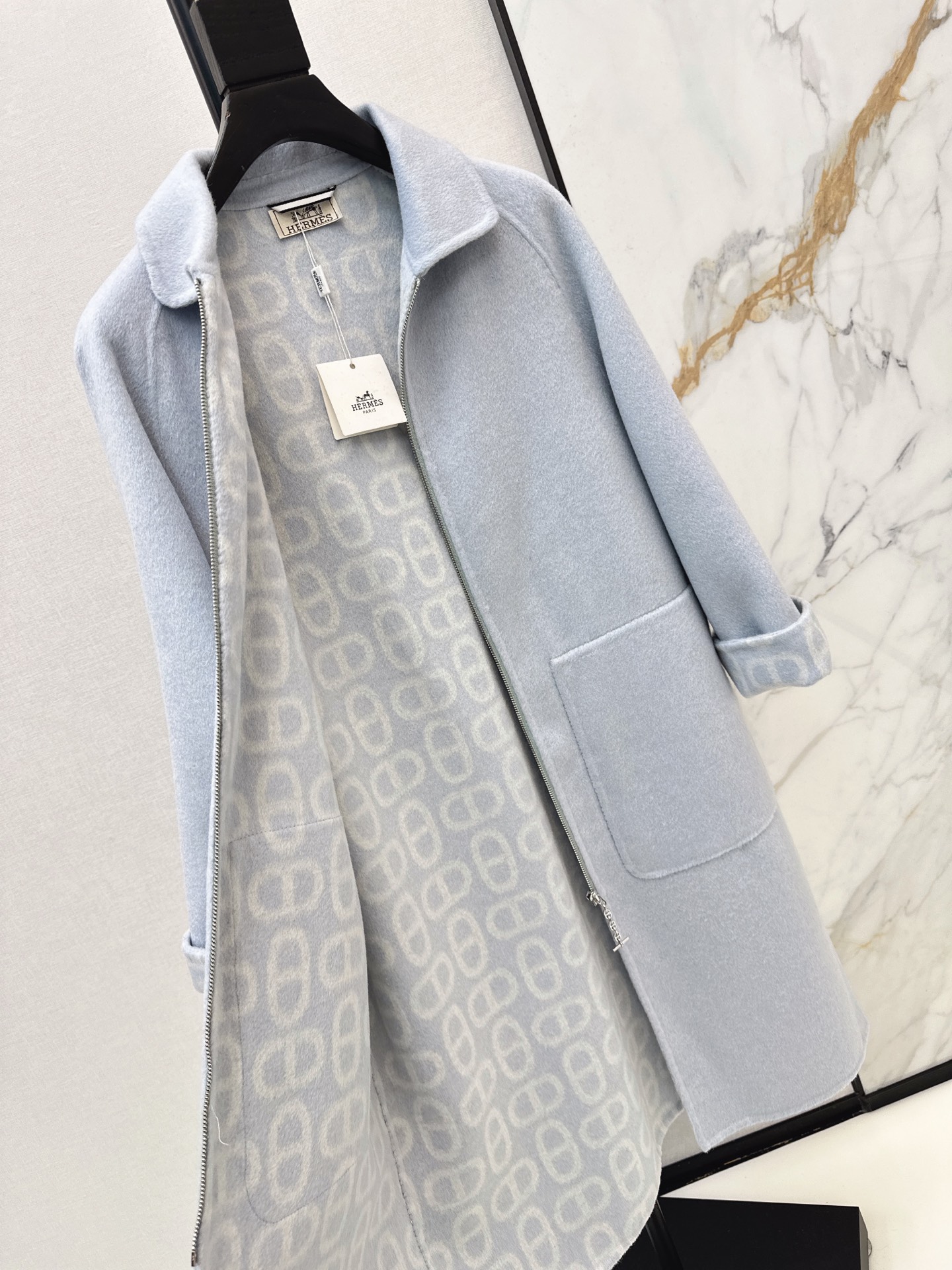 Her 26fw cashmere belted overcoats