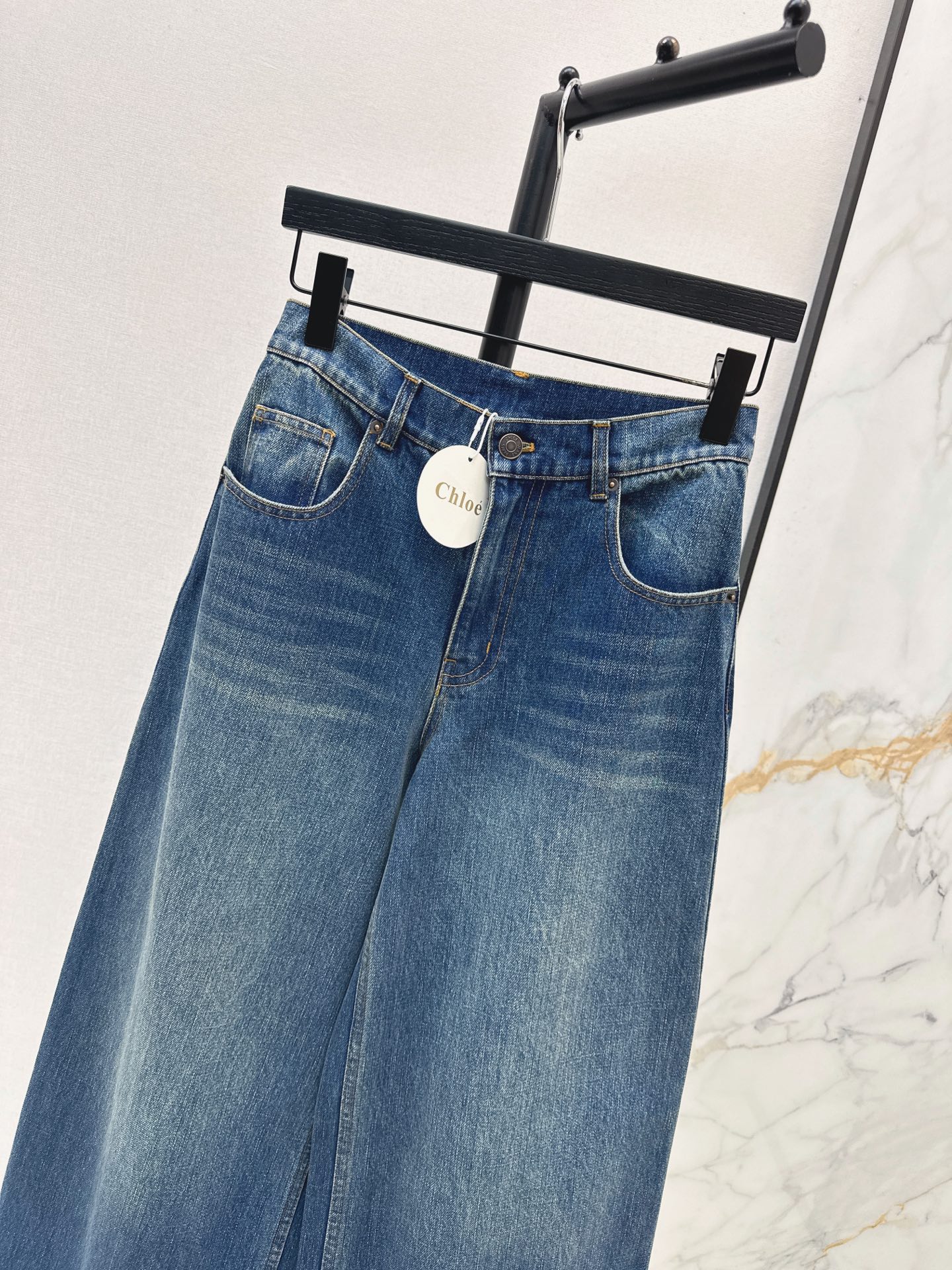 Chol 26fw straight-leg jeans