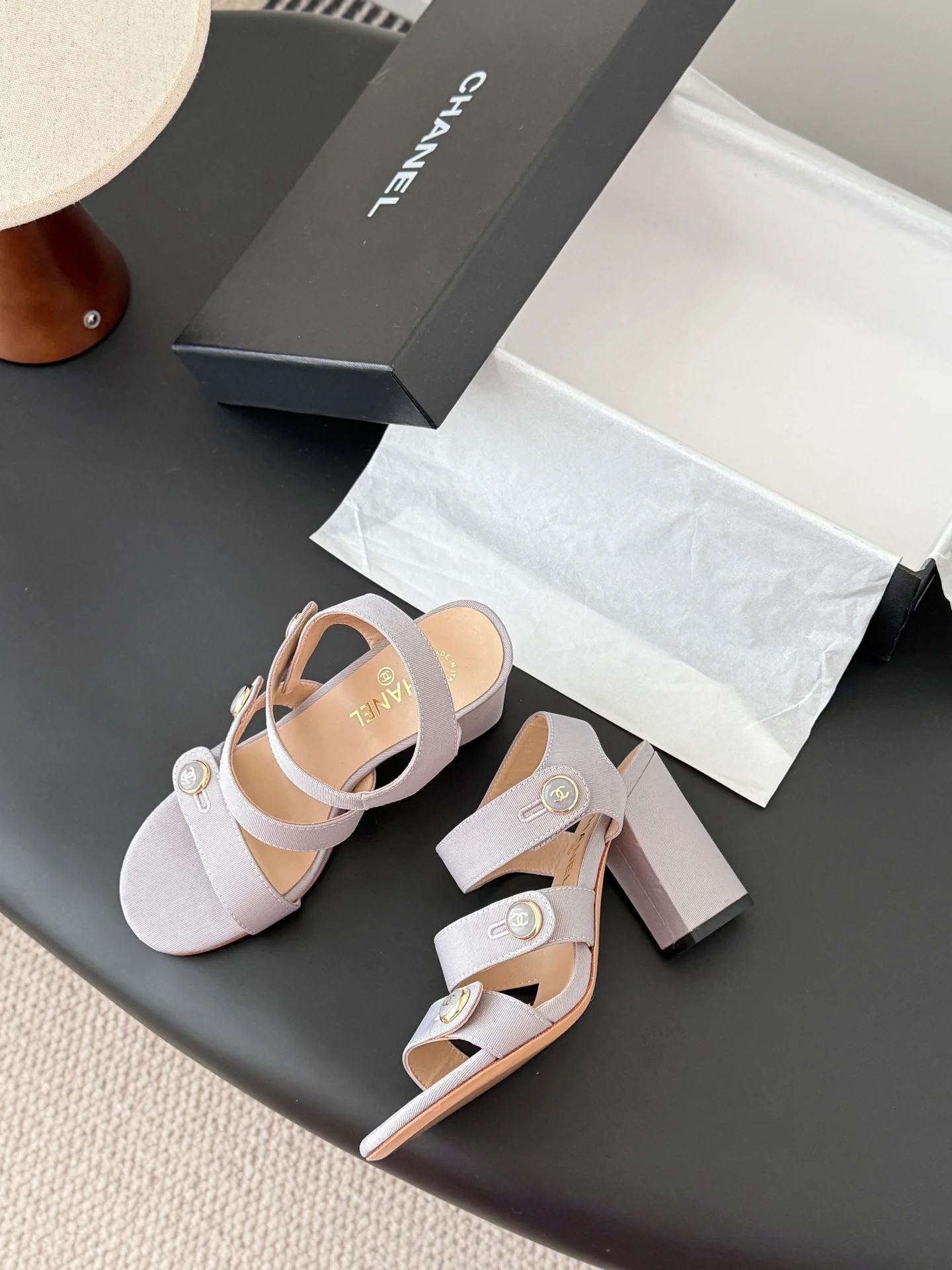 Chan high*heeled sandals