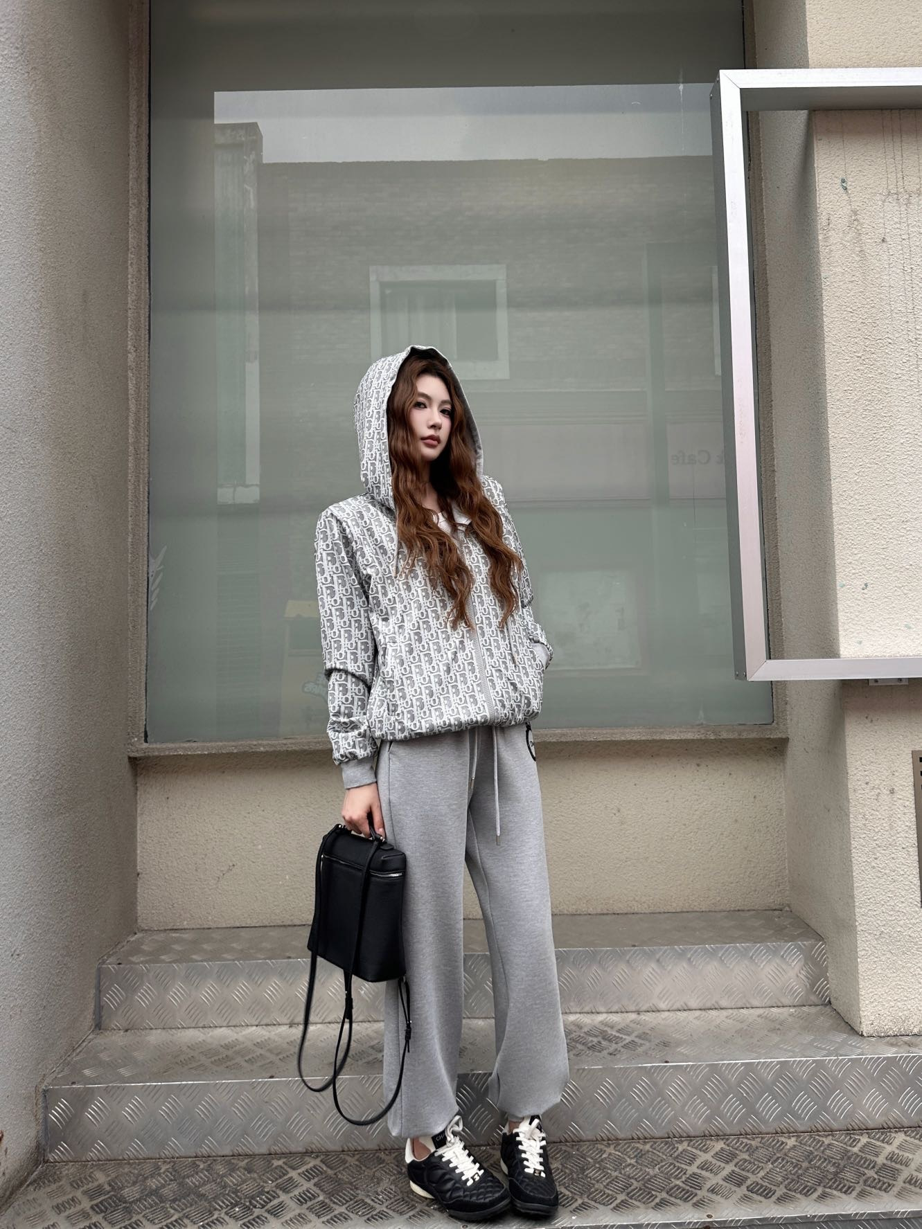 CD 26fw reversible hooded jacket pants sets