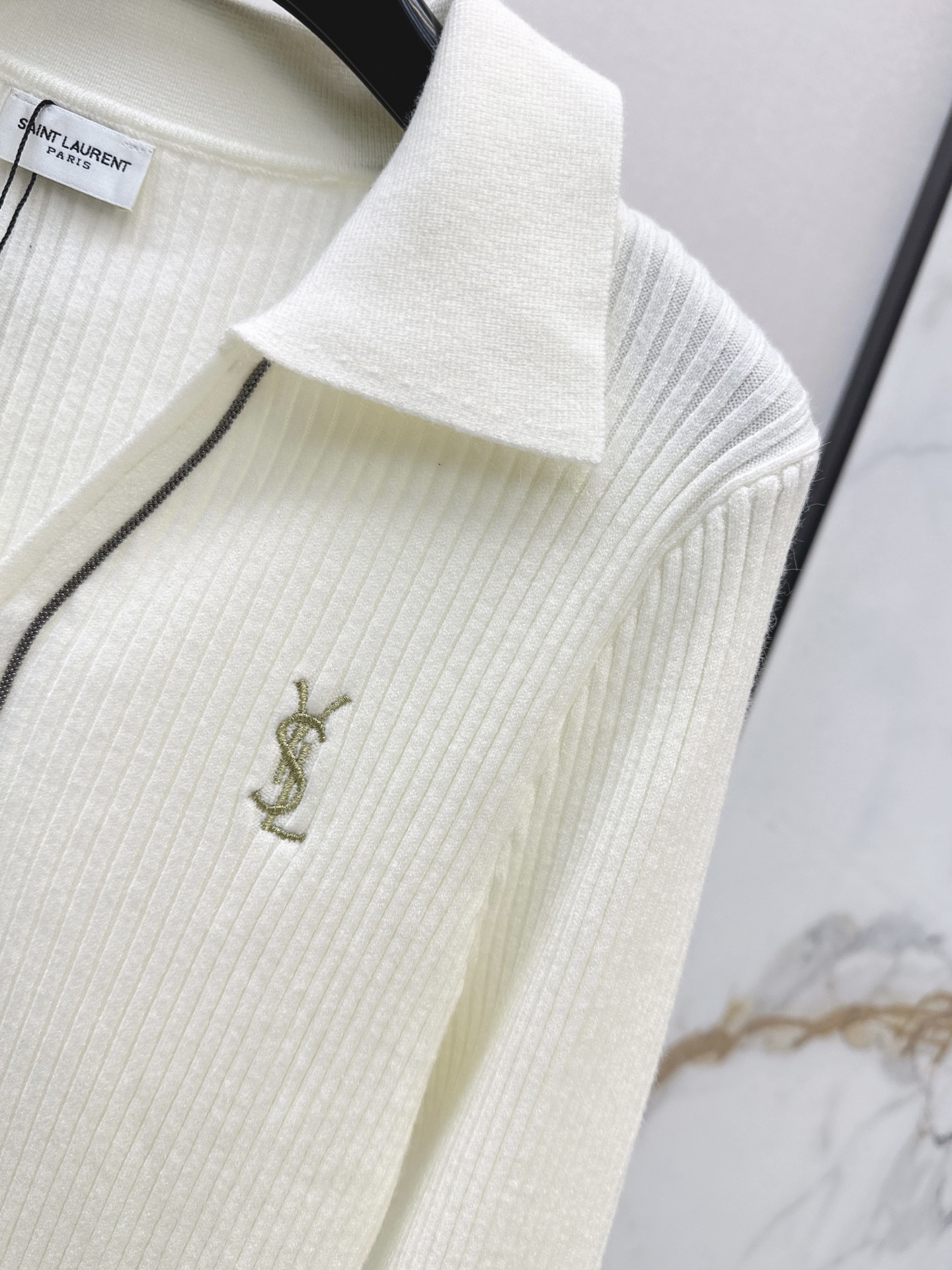 Sain 26fw slim-fit knit cardigan