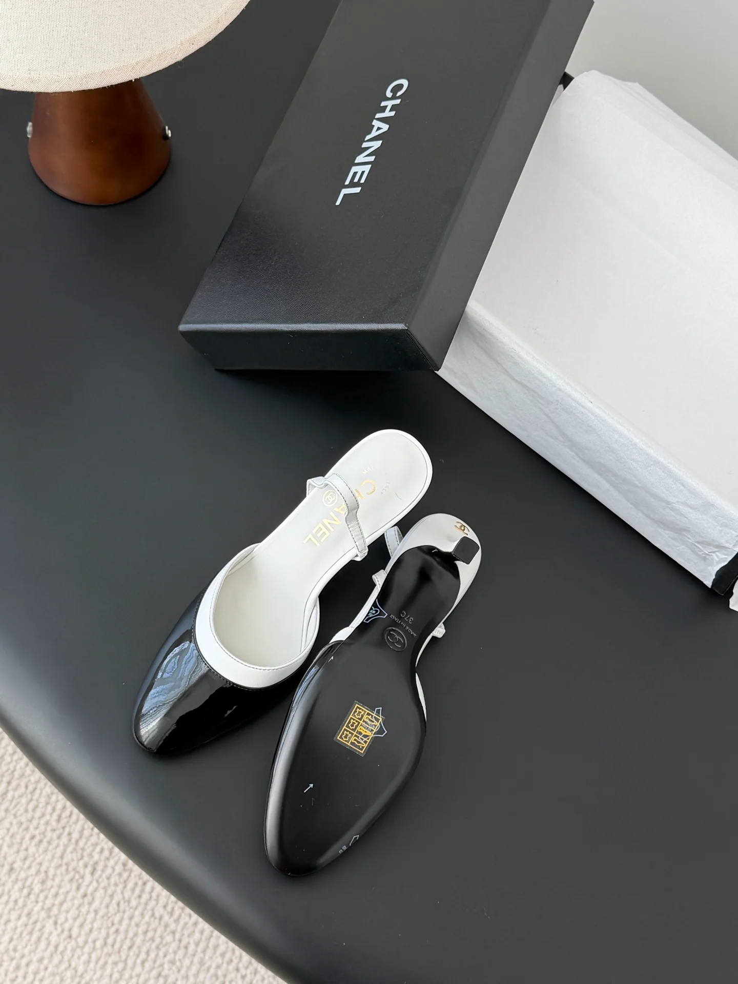 Chan 26ss mary jane slingback heel