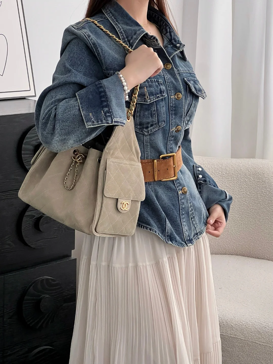 Chan 25C 25bag hobo bags
