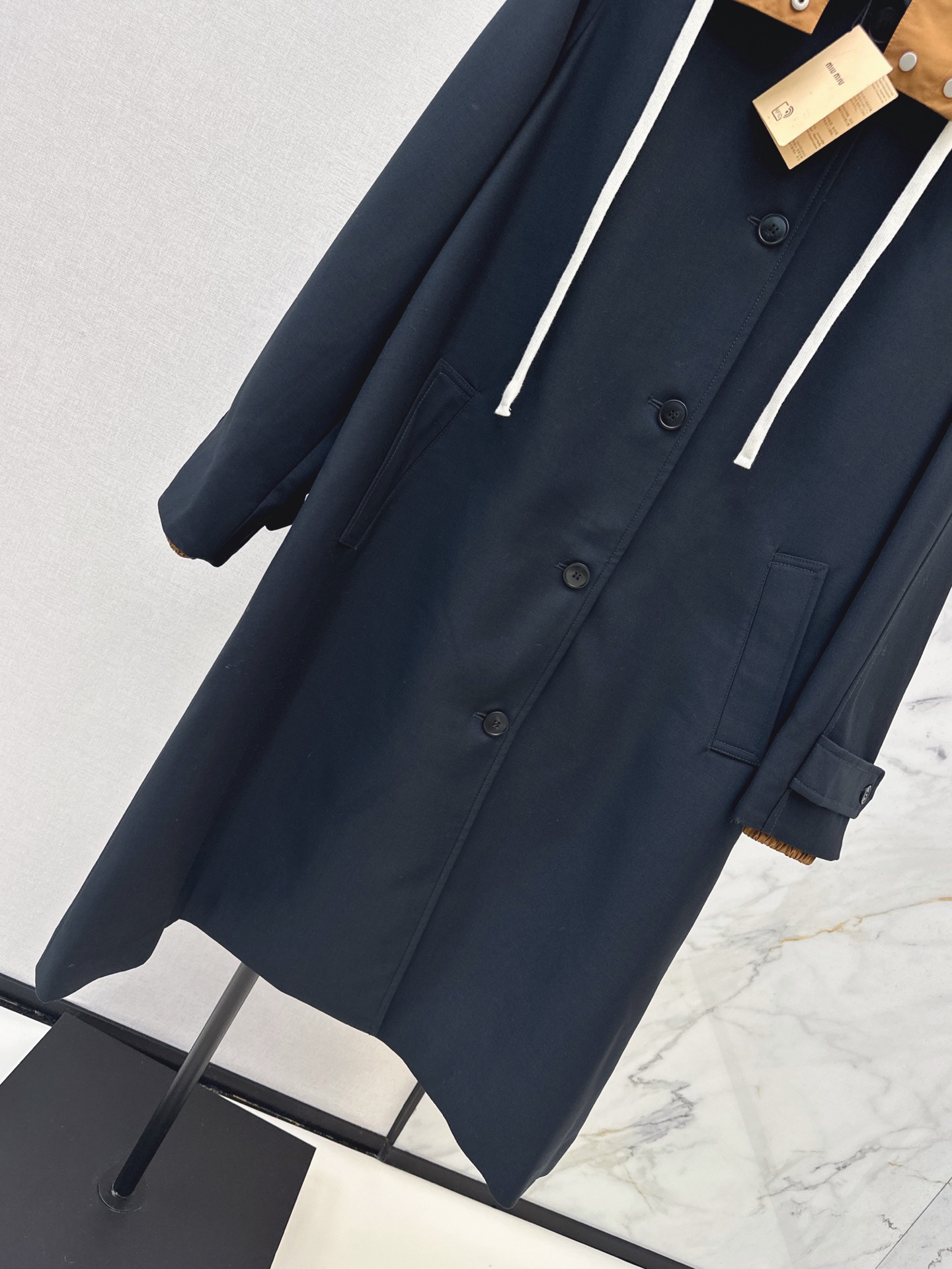 Miu 26fw hooded overcoats