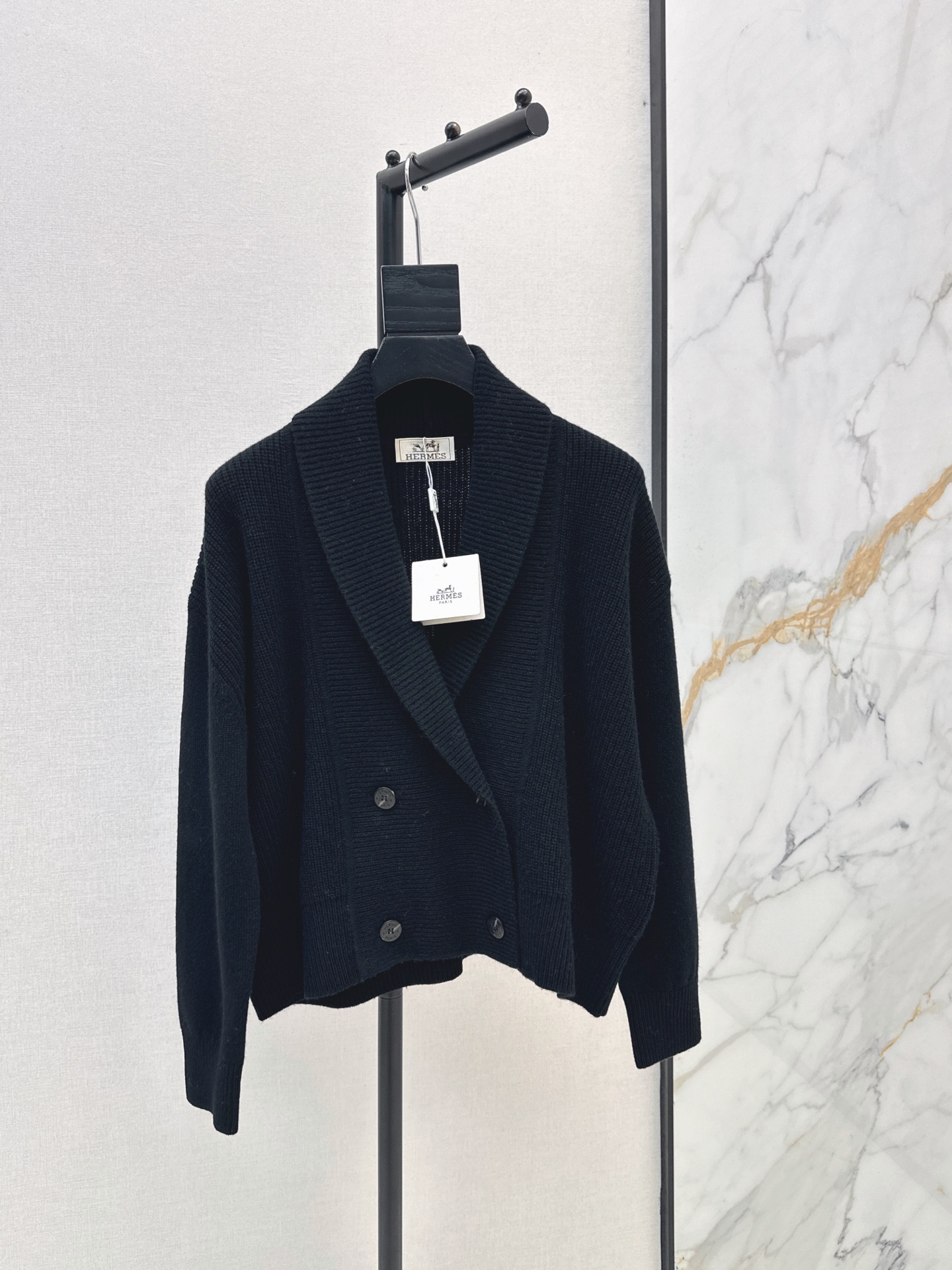 Her 26fw cashmere knit jacket