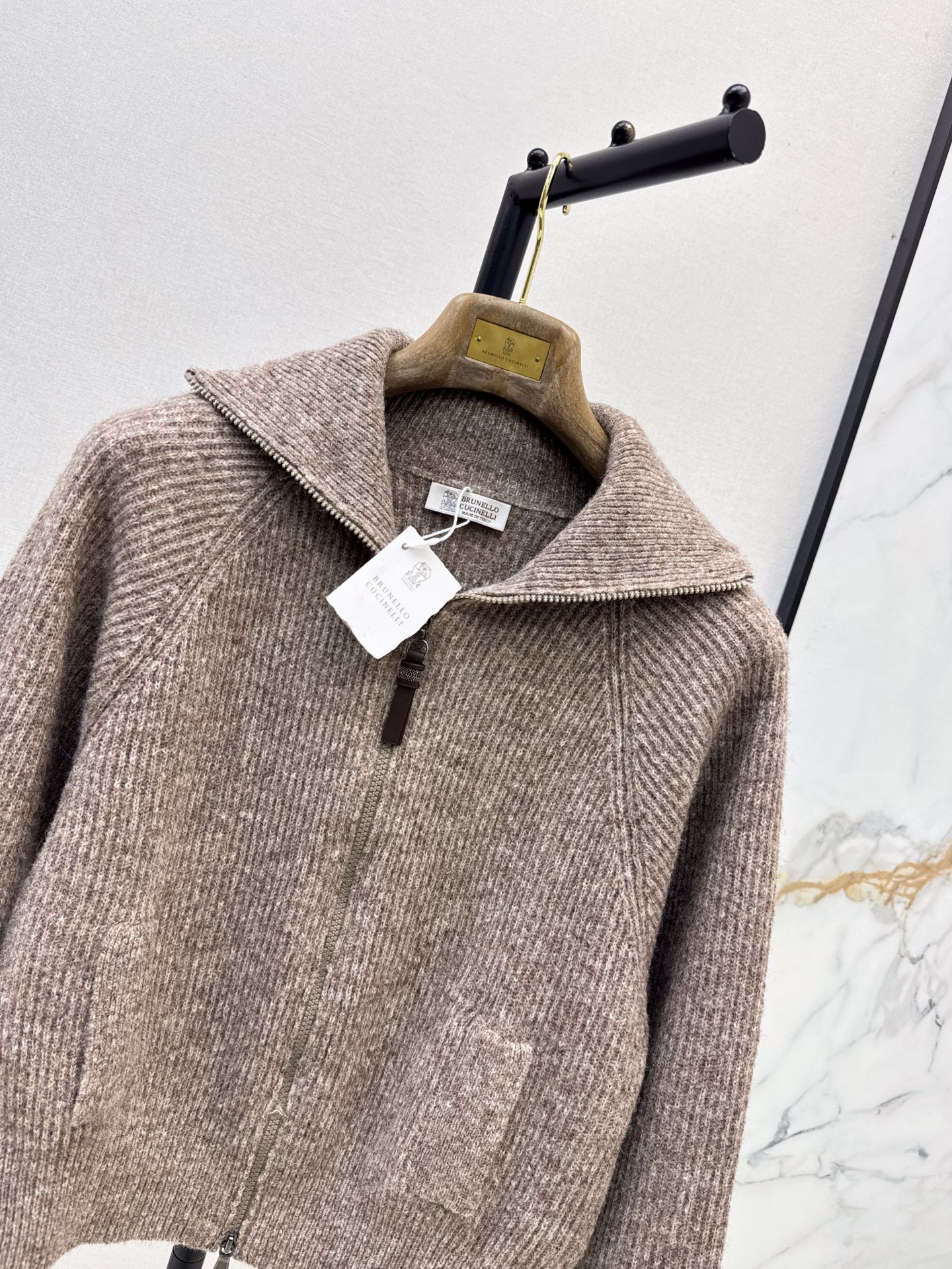 Brun 26fw wool cardigan