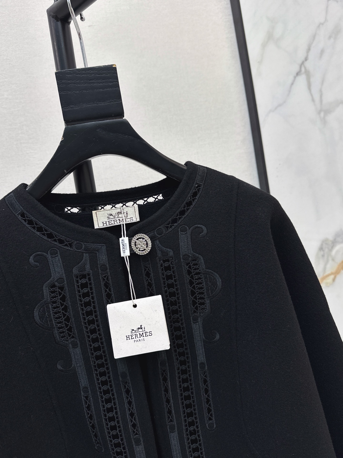 Her 26fw embroidery woolen jacket