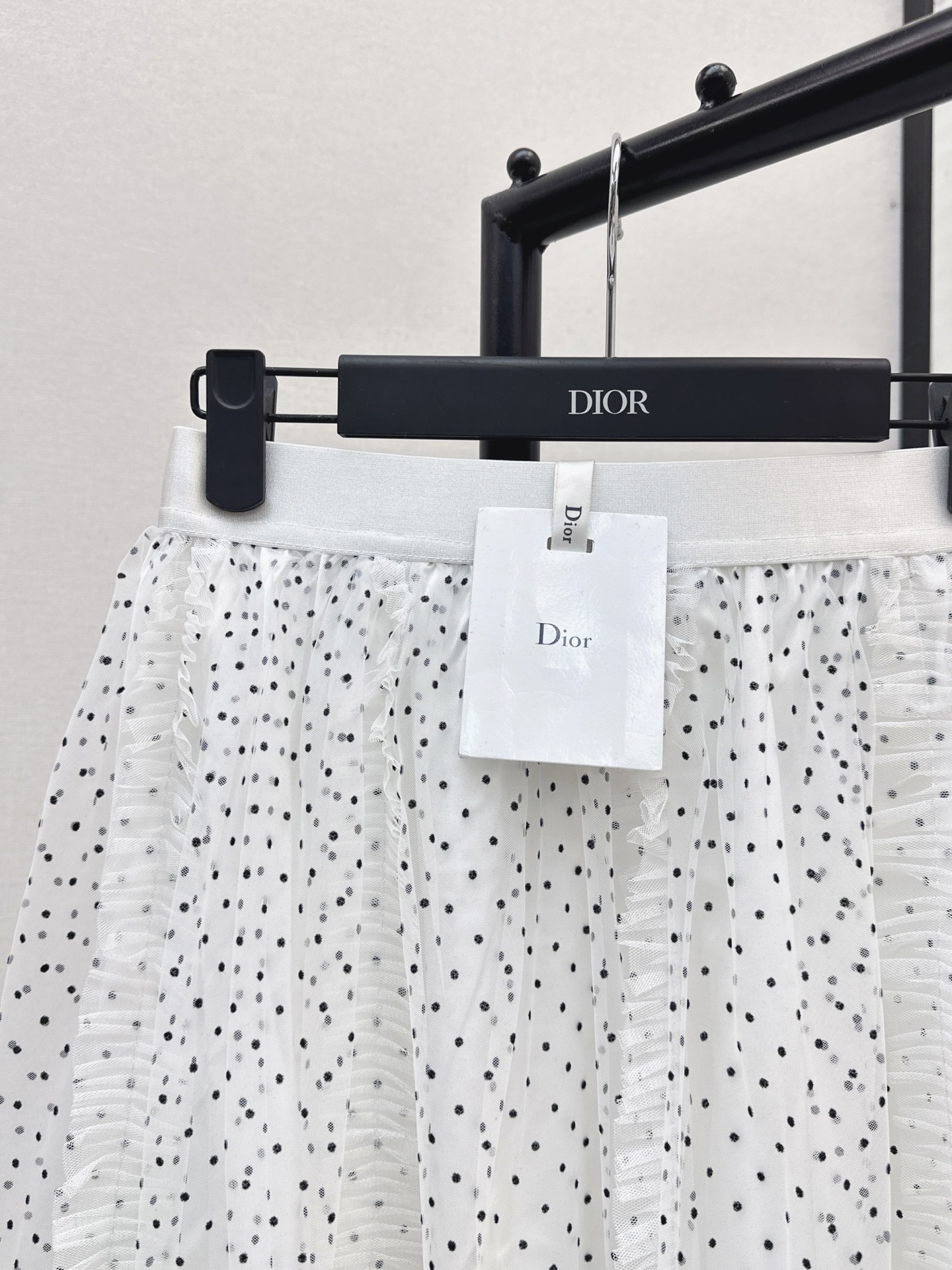 CD 26fw pokla dots mesh skirt