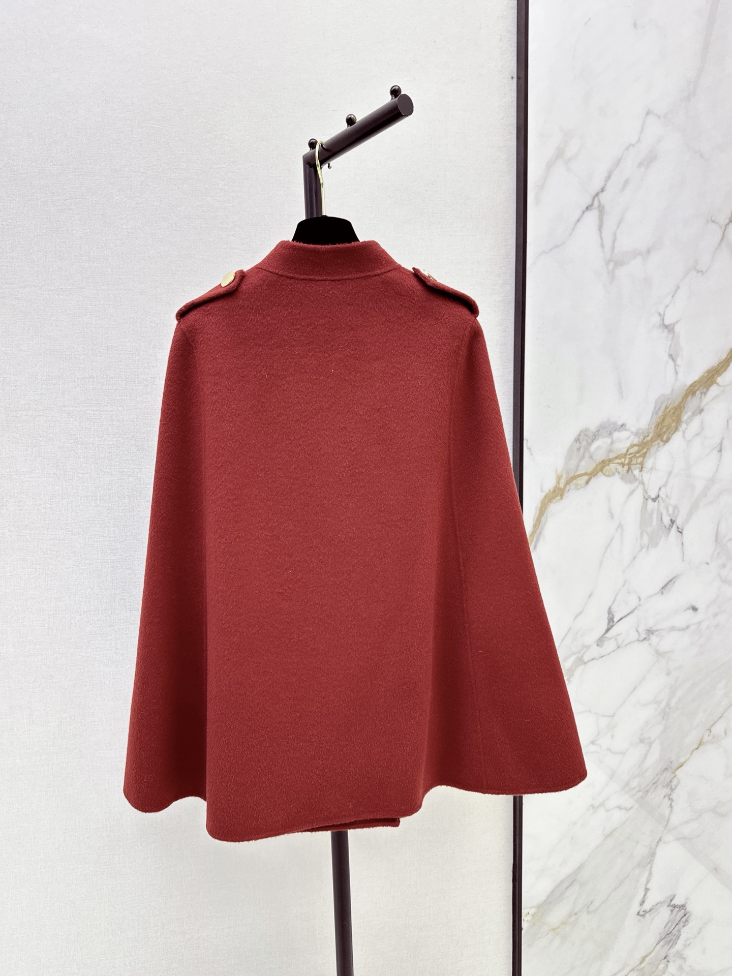 Chan 26fw woolen cape jacket