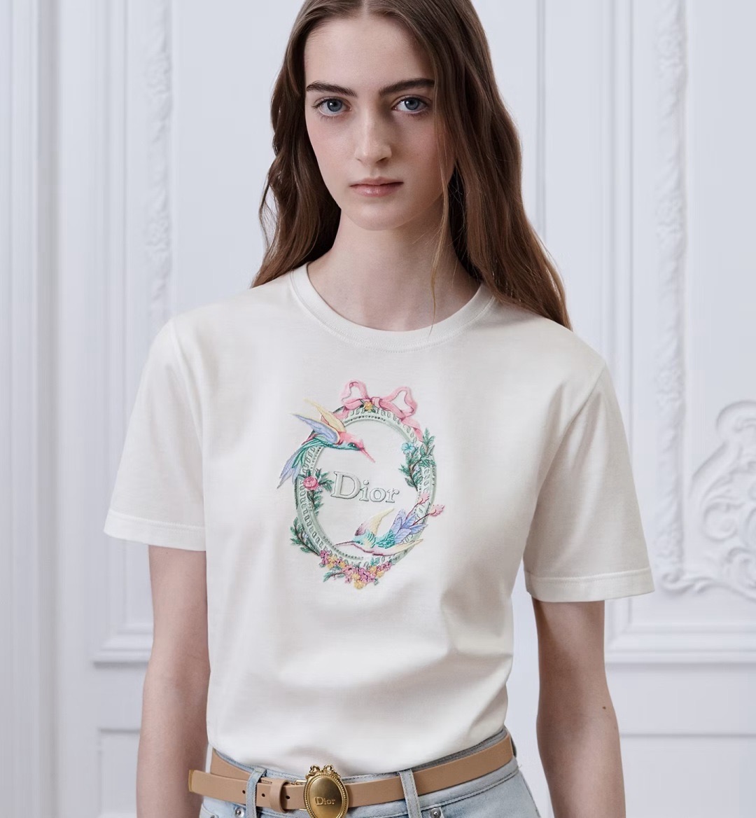 CD 26fw embroidery t-shirt