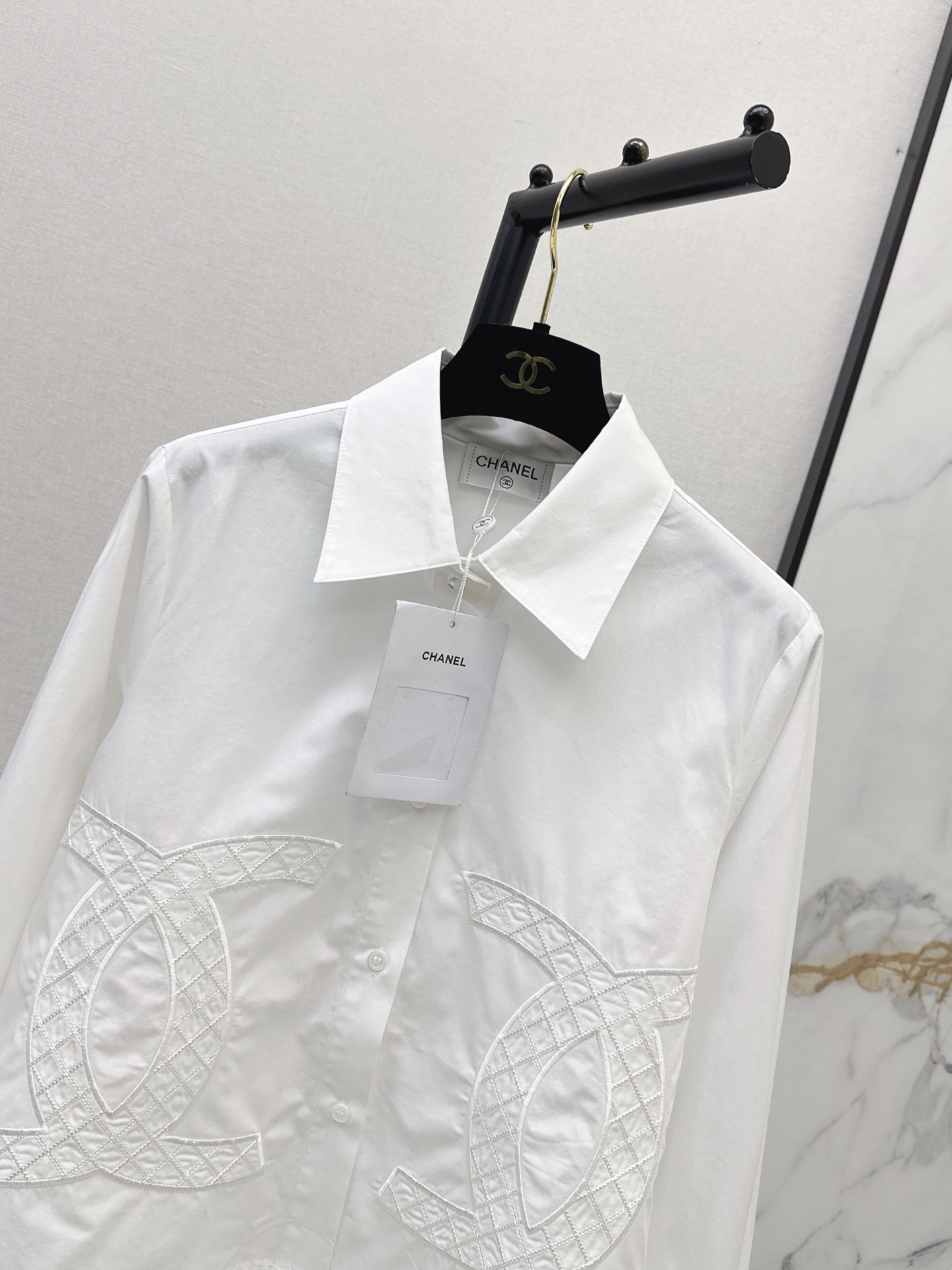 Chan 26fw embroidery shirt