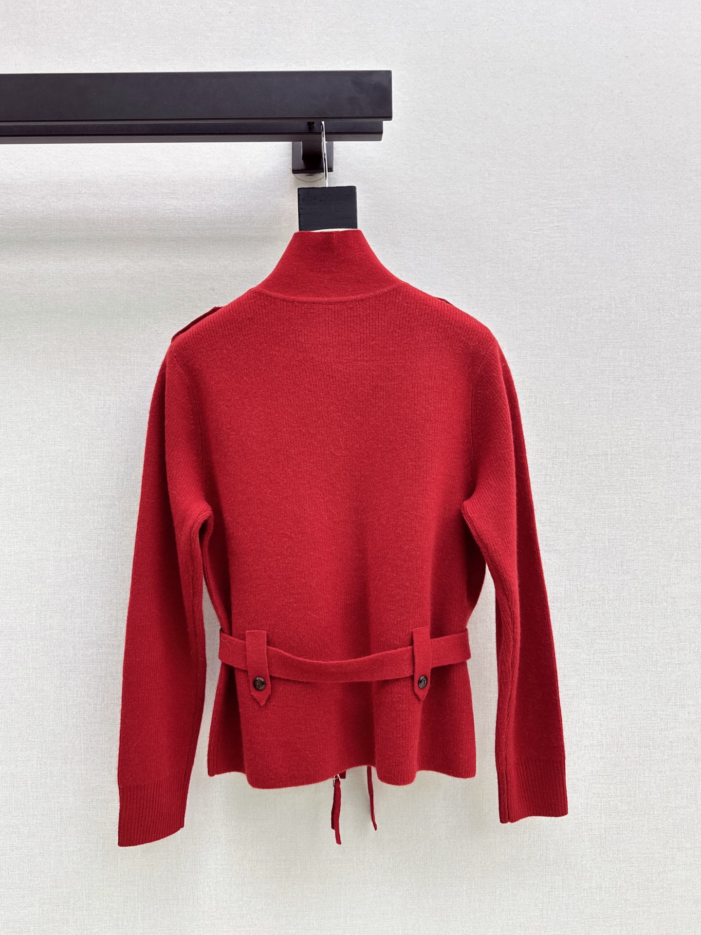 Max 26fw woolbelted cardigan