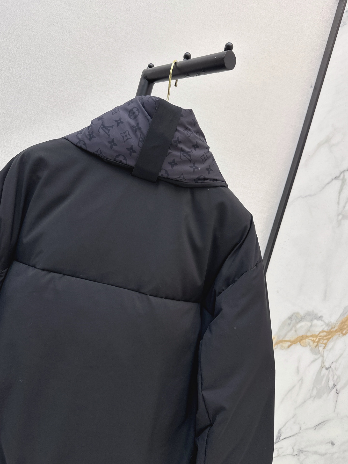 Loui 26fw print shawls down jacket sets