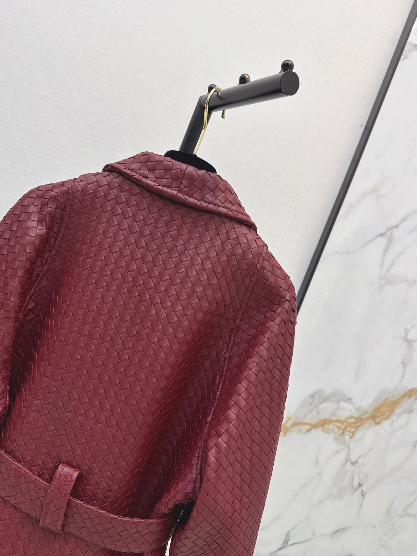 Bott 26ssbelted leather jacket