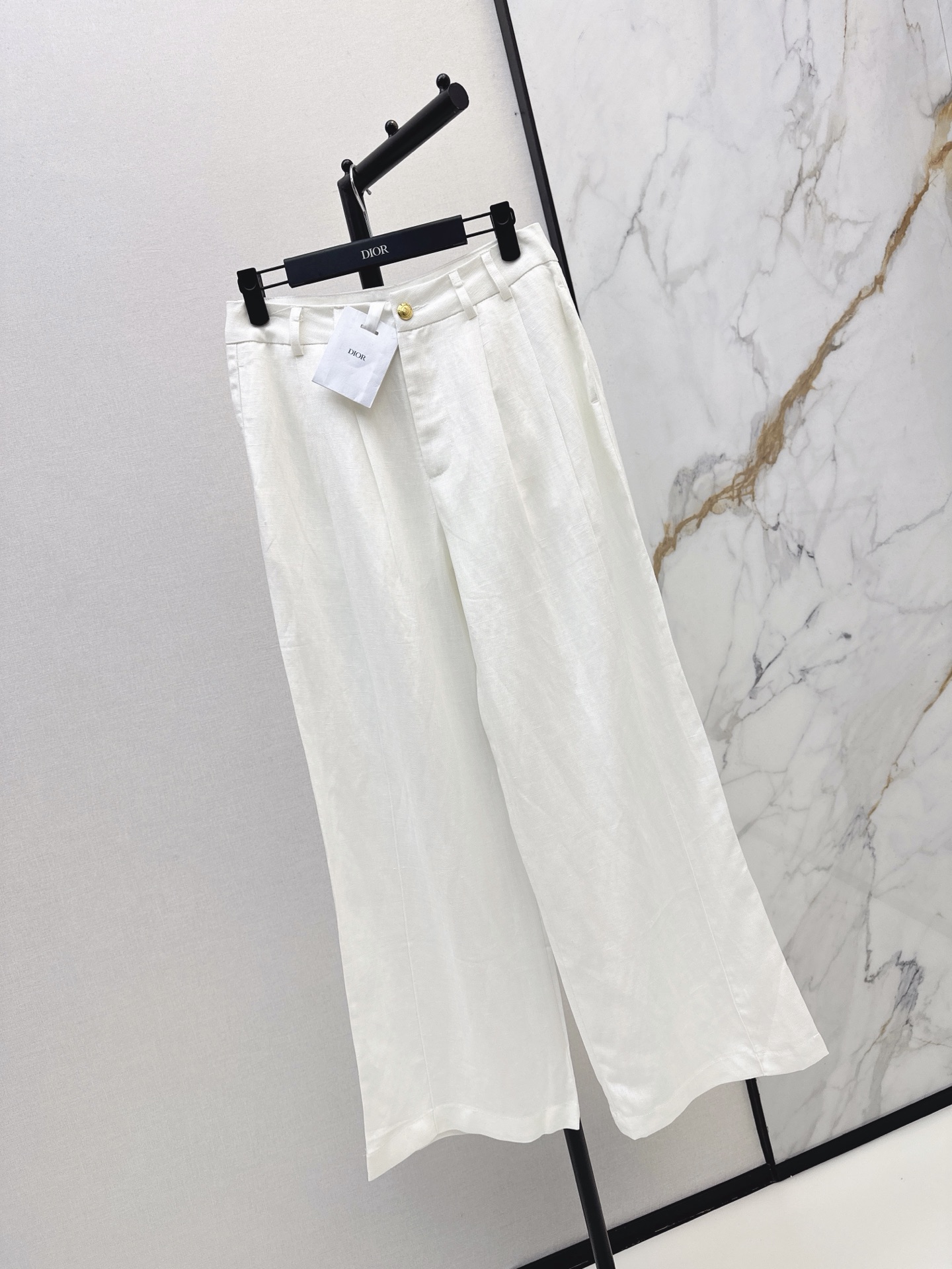 CD 26ss linen straight pants