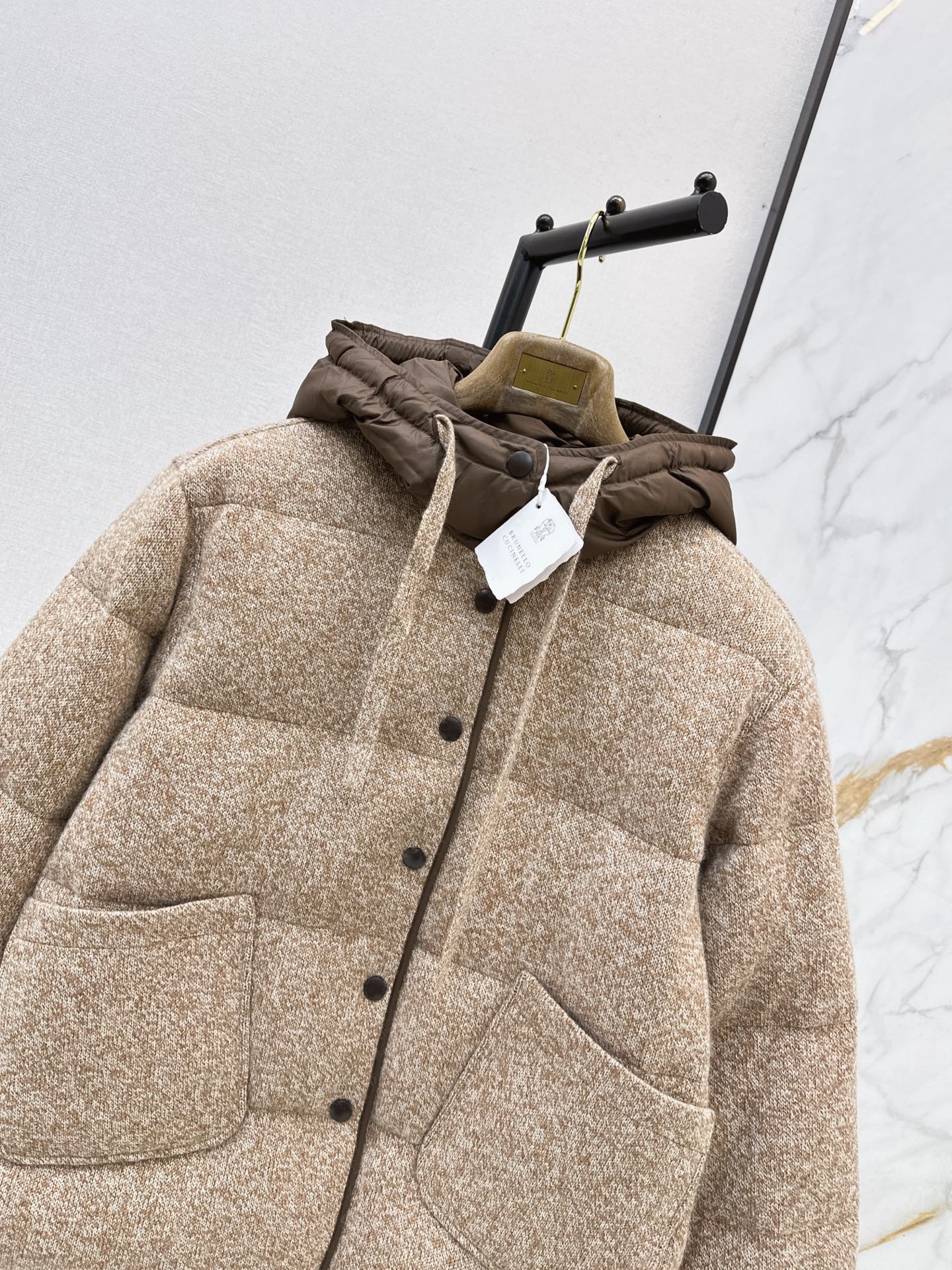 Brun 26fw cashmere down jacket