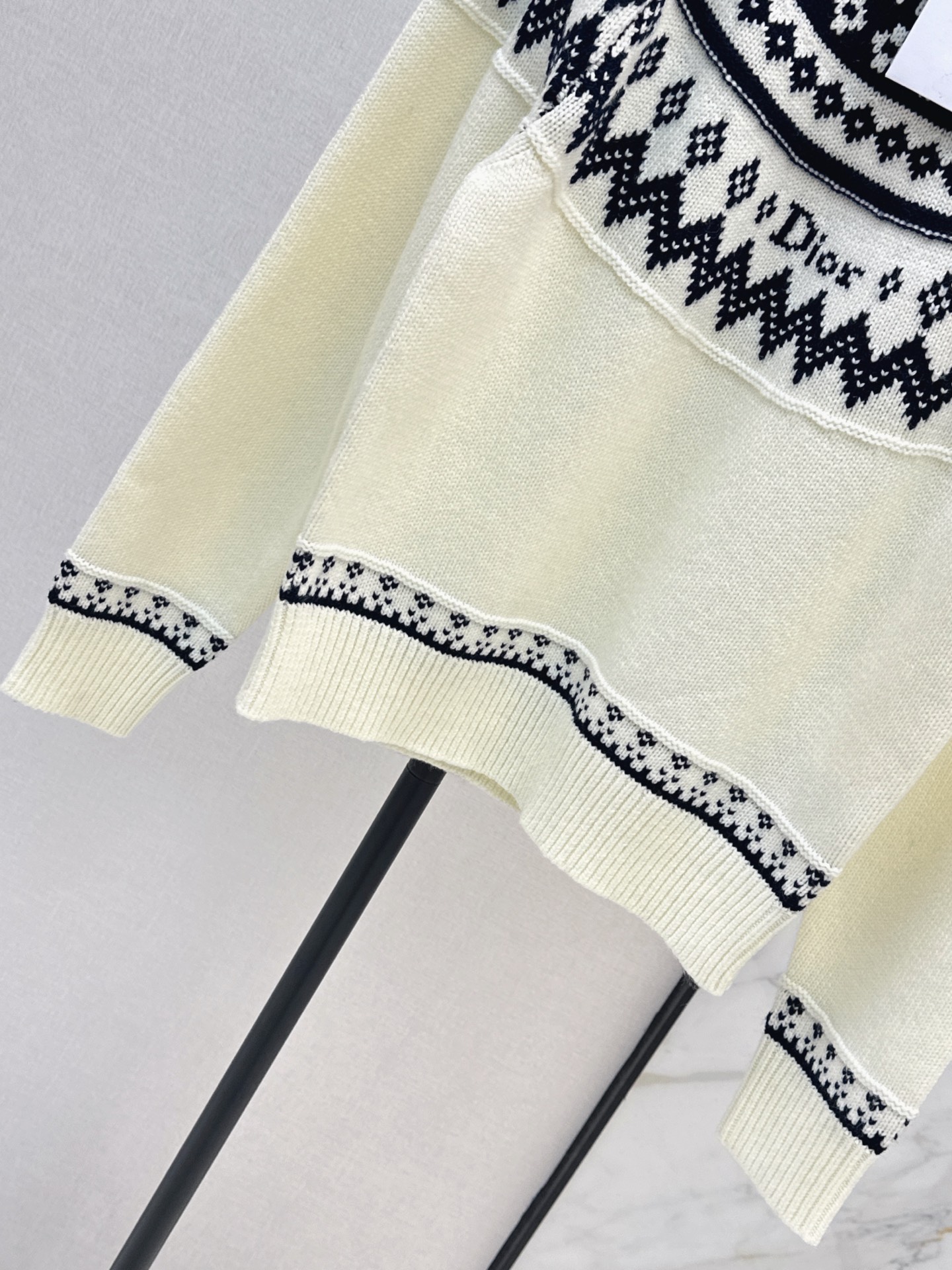 CD 26fw fair isle sweater