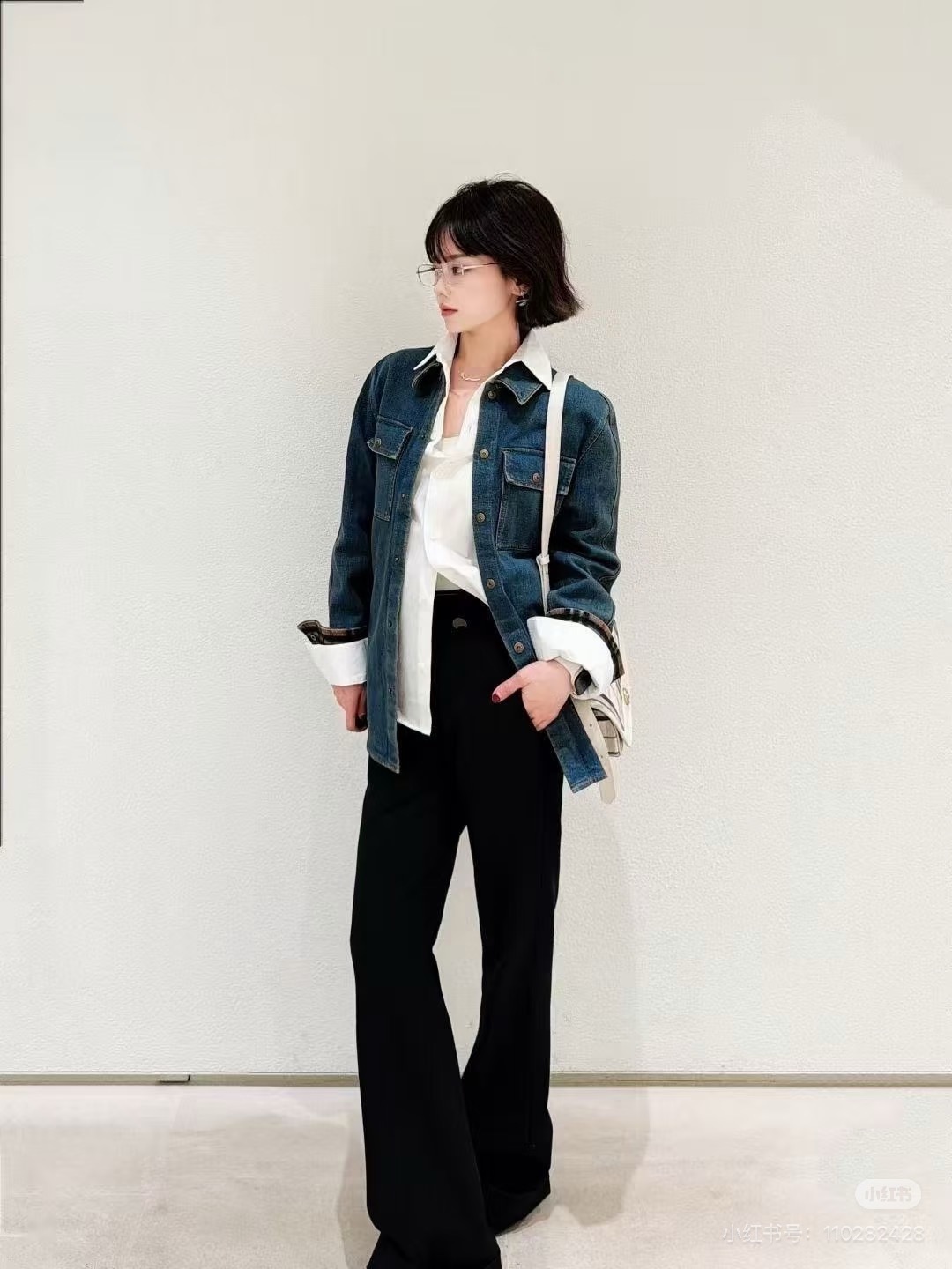 Bur 26fw denim shirt