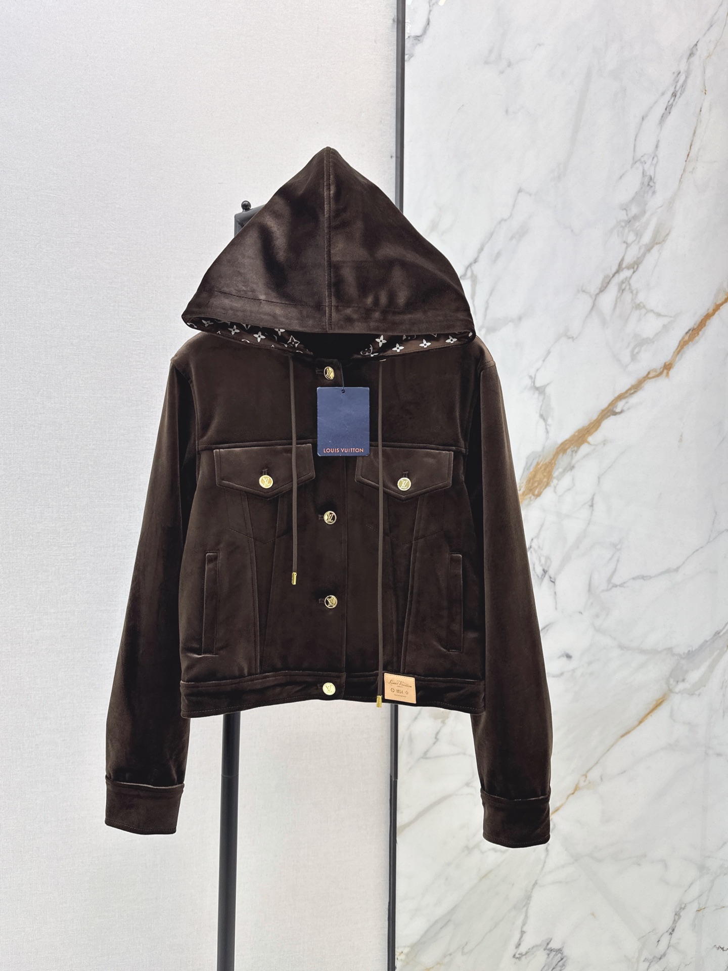 Loui 26fw hooded casual jacket