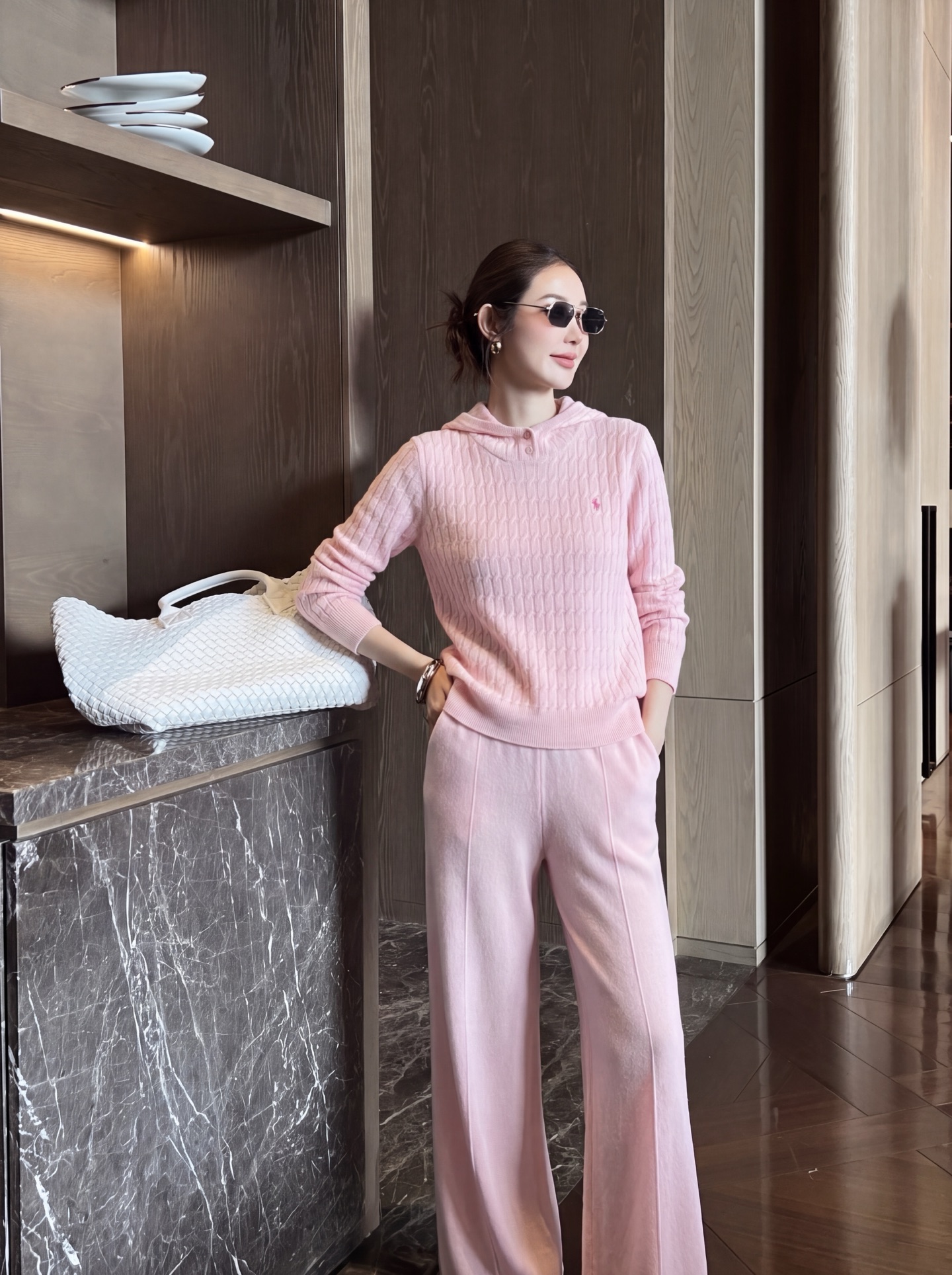 Ralp 26fw woll sweater pants sets