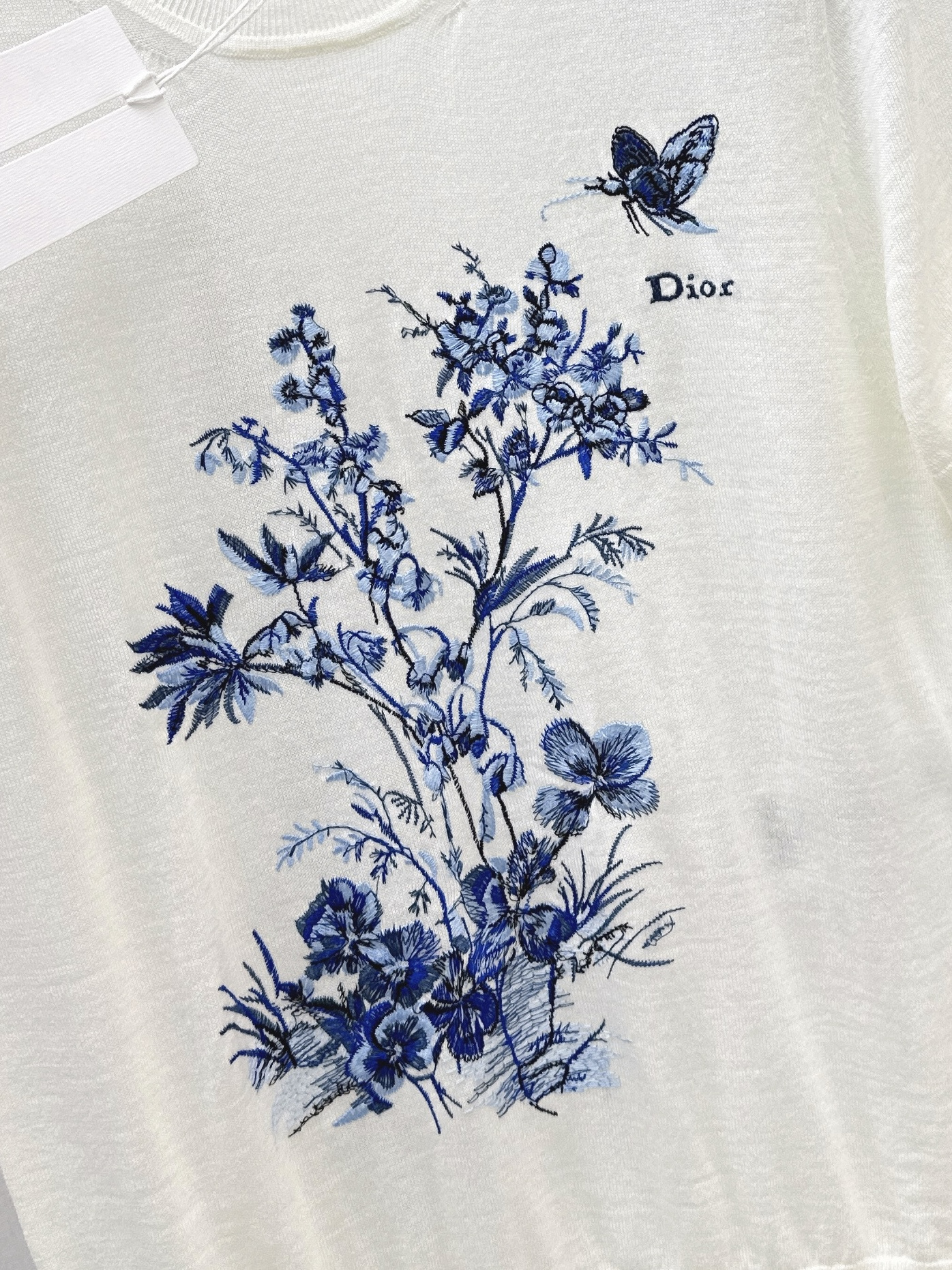 CD 26ss embroidery knit sweater