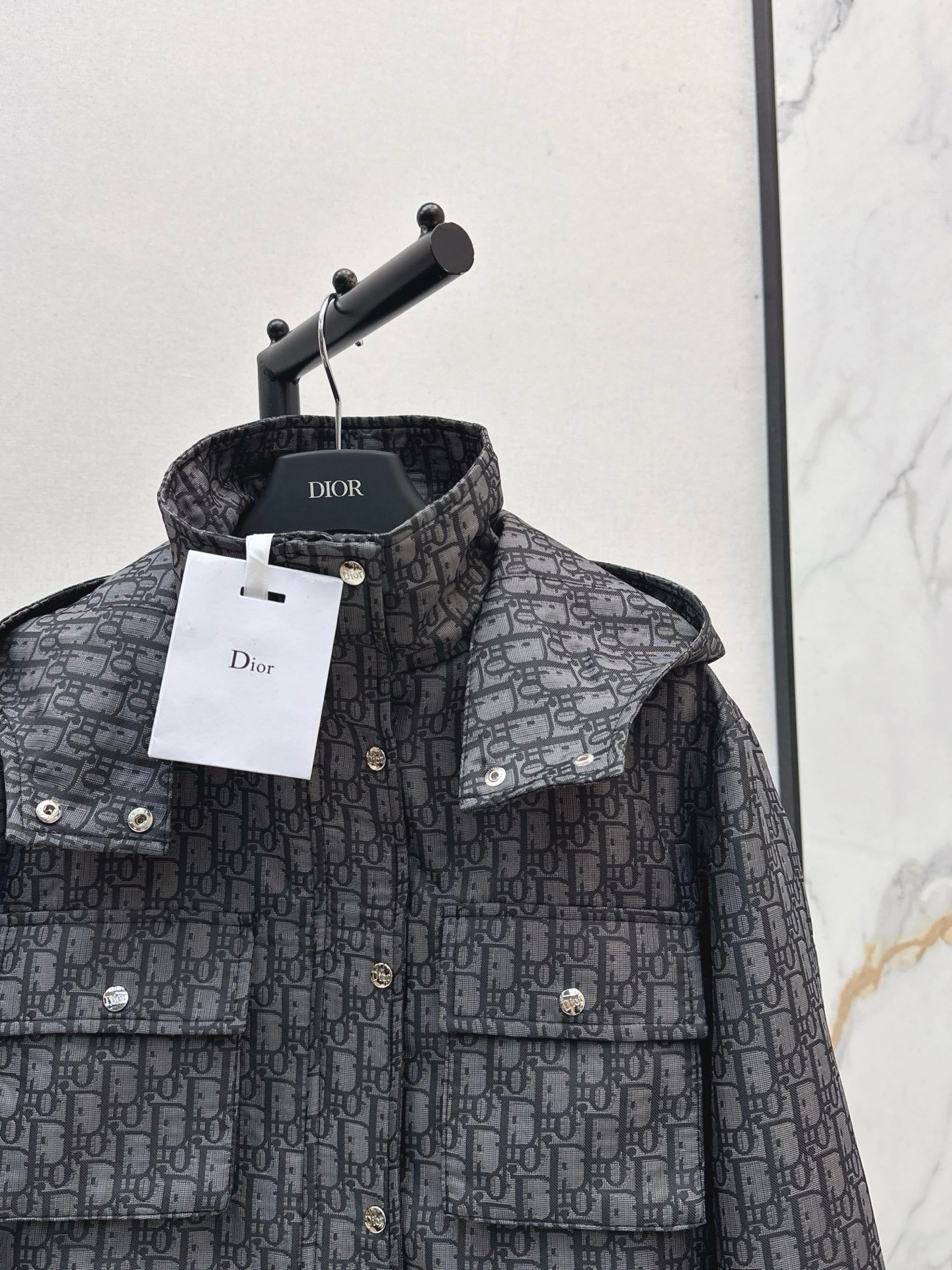 CD 26fw jacquard cropped jacket